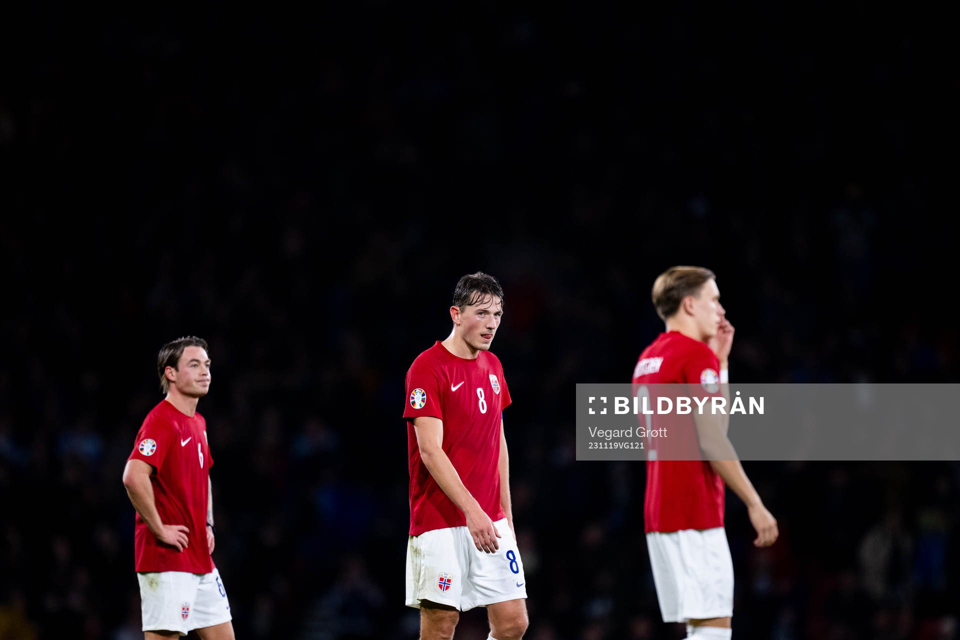 Patrick Berg and Sander Berge of Norway