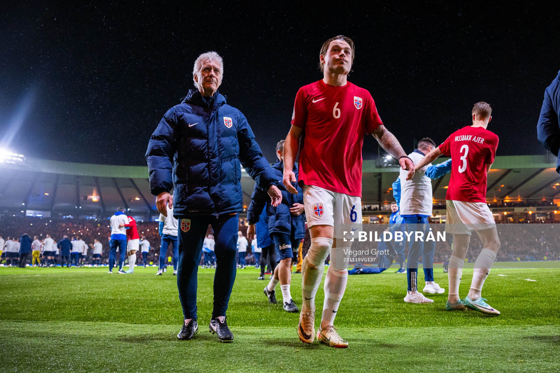 Doctor Ola Sand and Patrick Berg of Norway