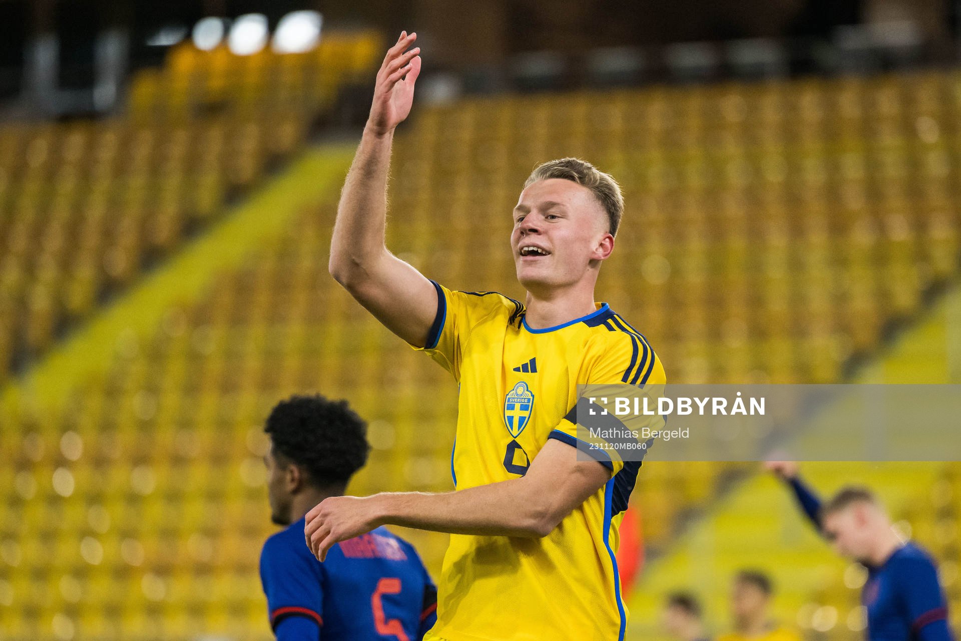 Joel Voelkerling Persson of Sweden looks dejected
