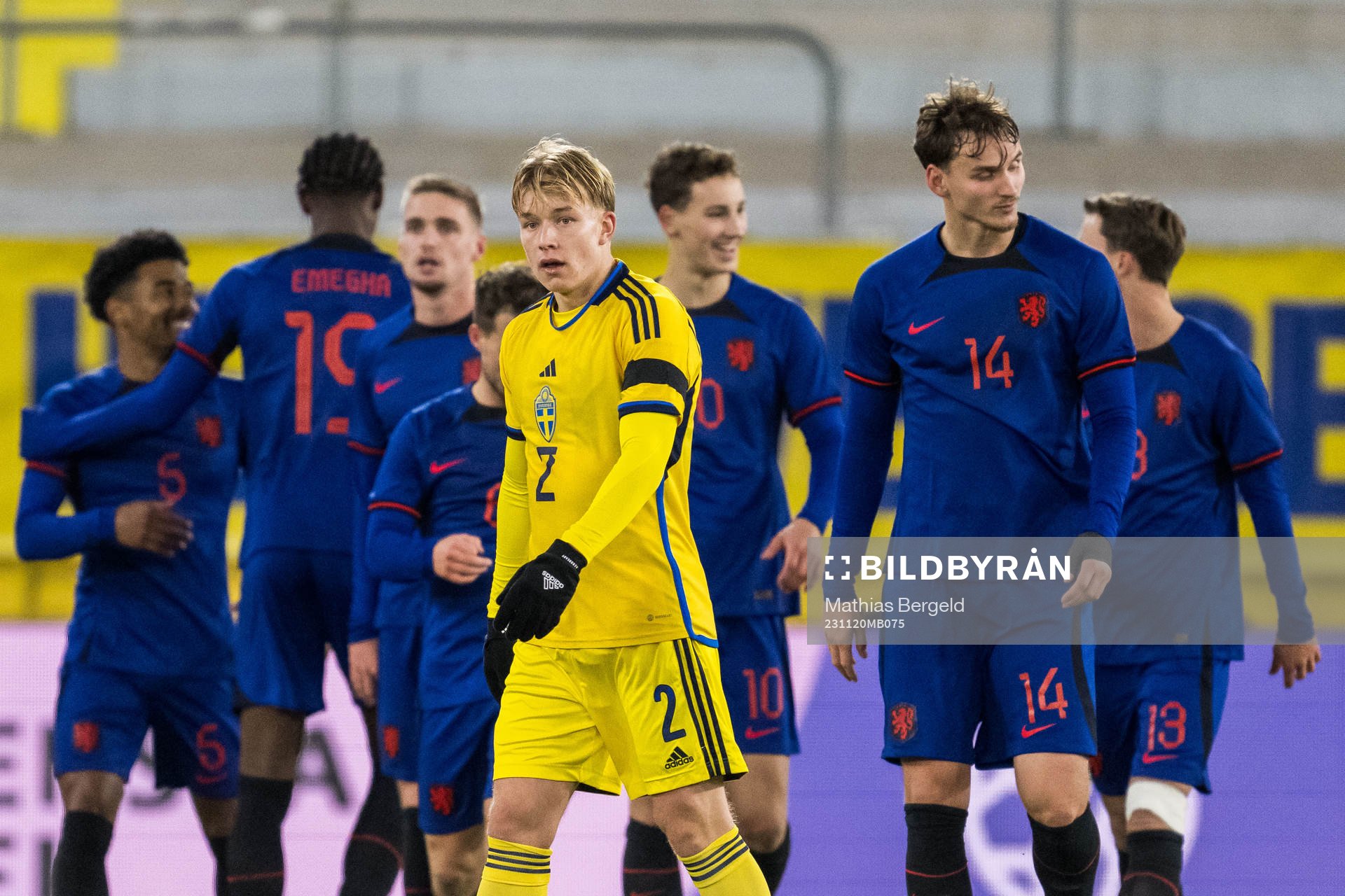Daniel Svensson of Sweden looks dejected