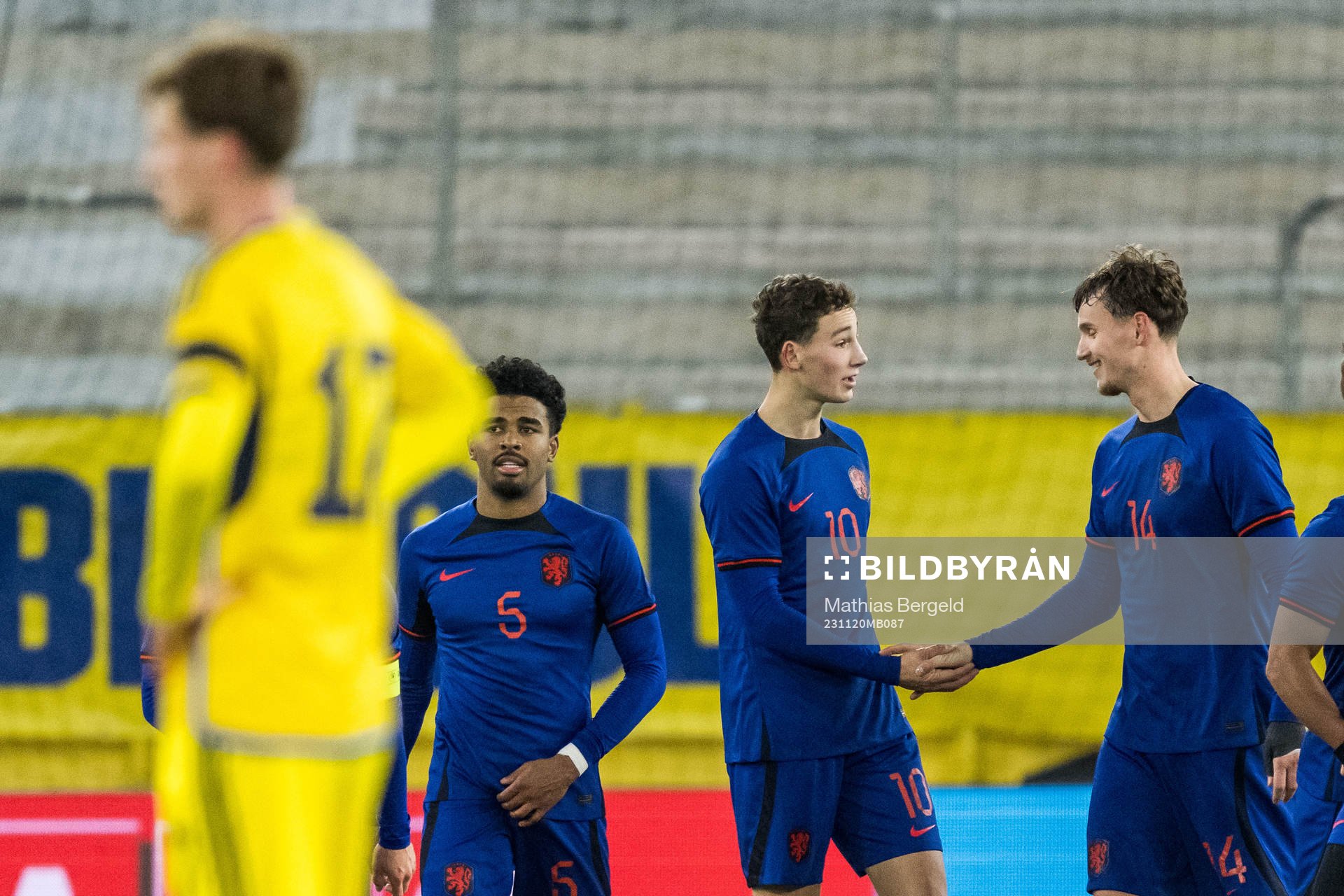 Ruben Van Bommel of Netherlands celebrates
