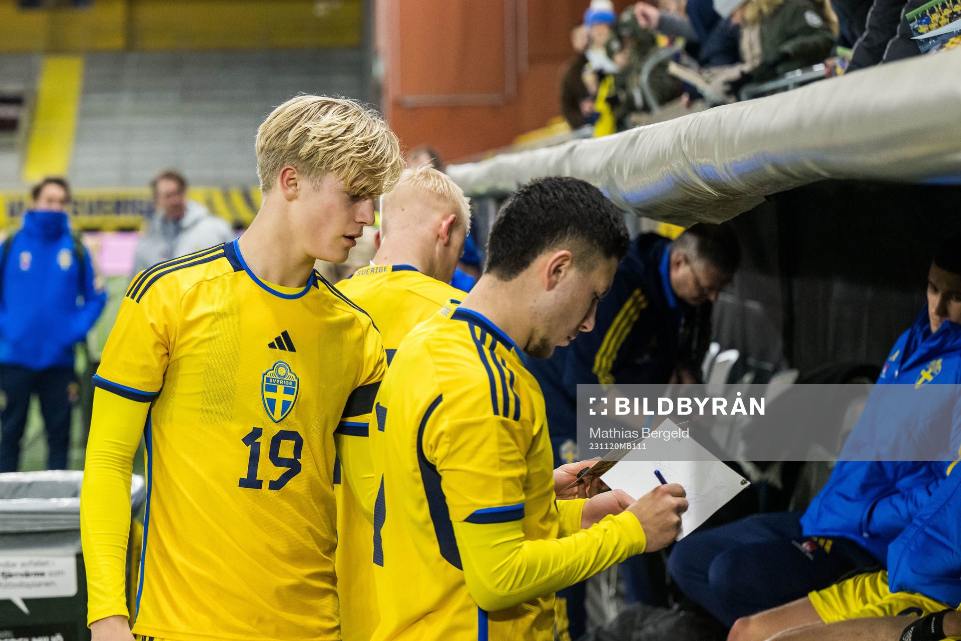 Lucas Bergvall and Roony Bardghji of Sweden