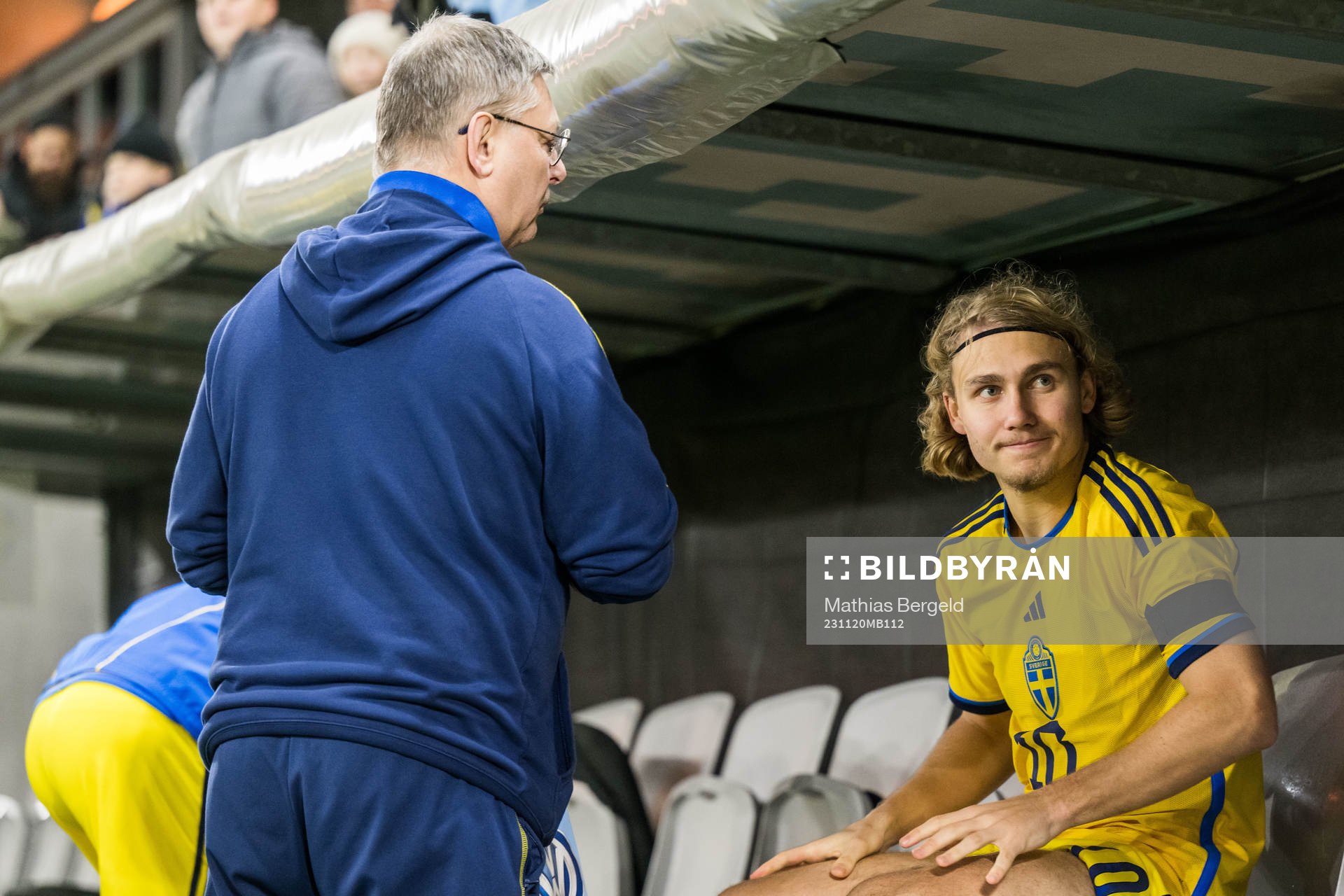 Sebastian Nanasi of Sweden looks dejected