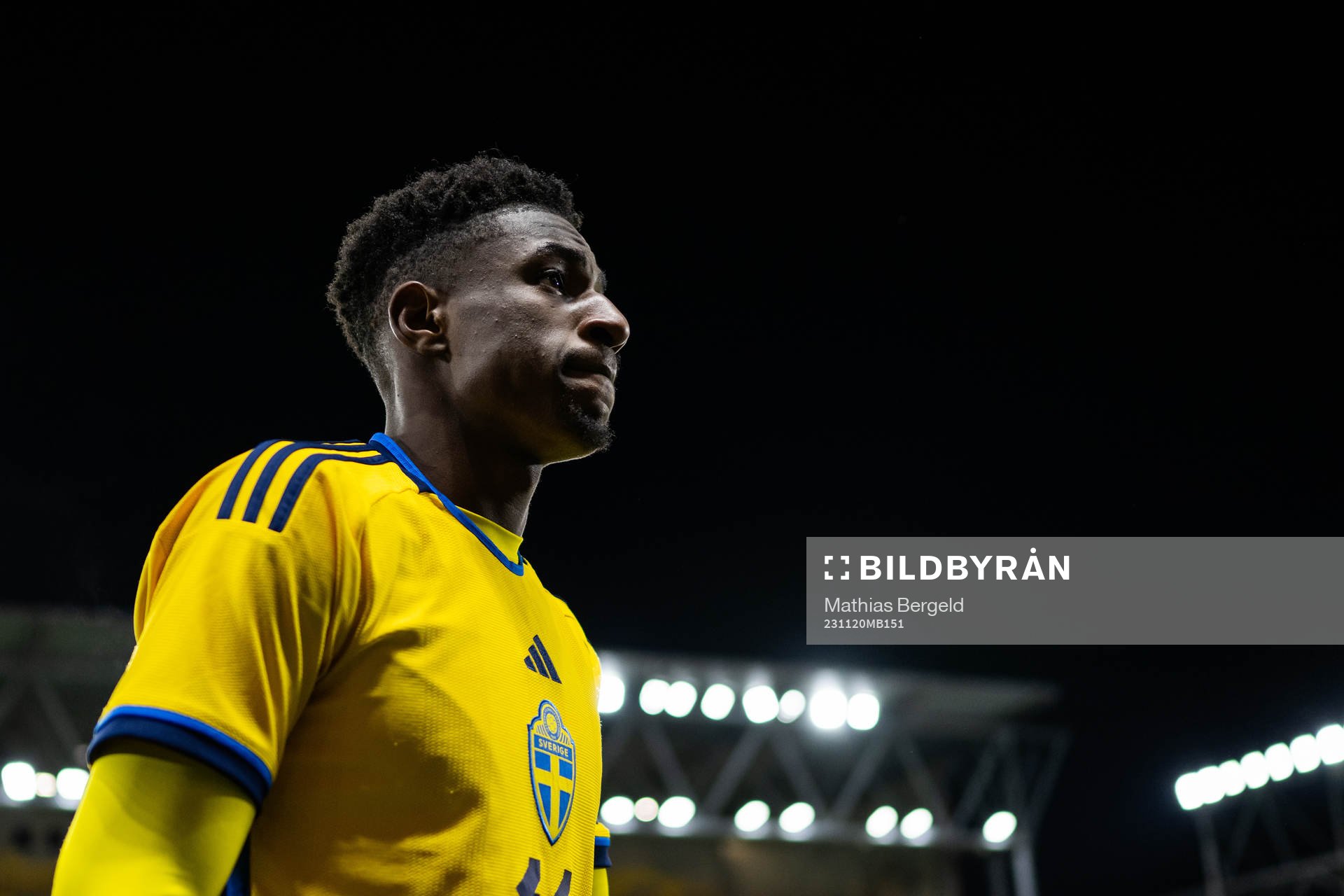 Josafat Mendes of Sweden looks dejected
