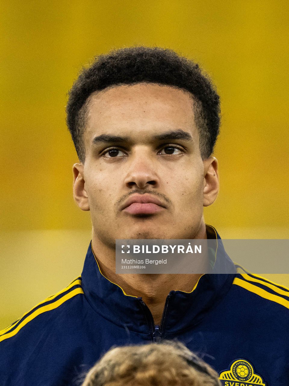 Goalkeeper Oliver Dovin of Sweden