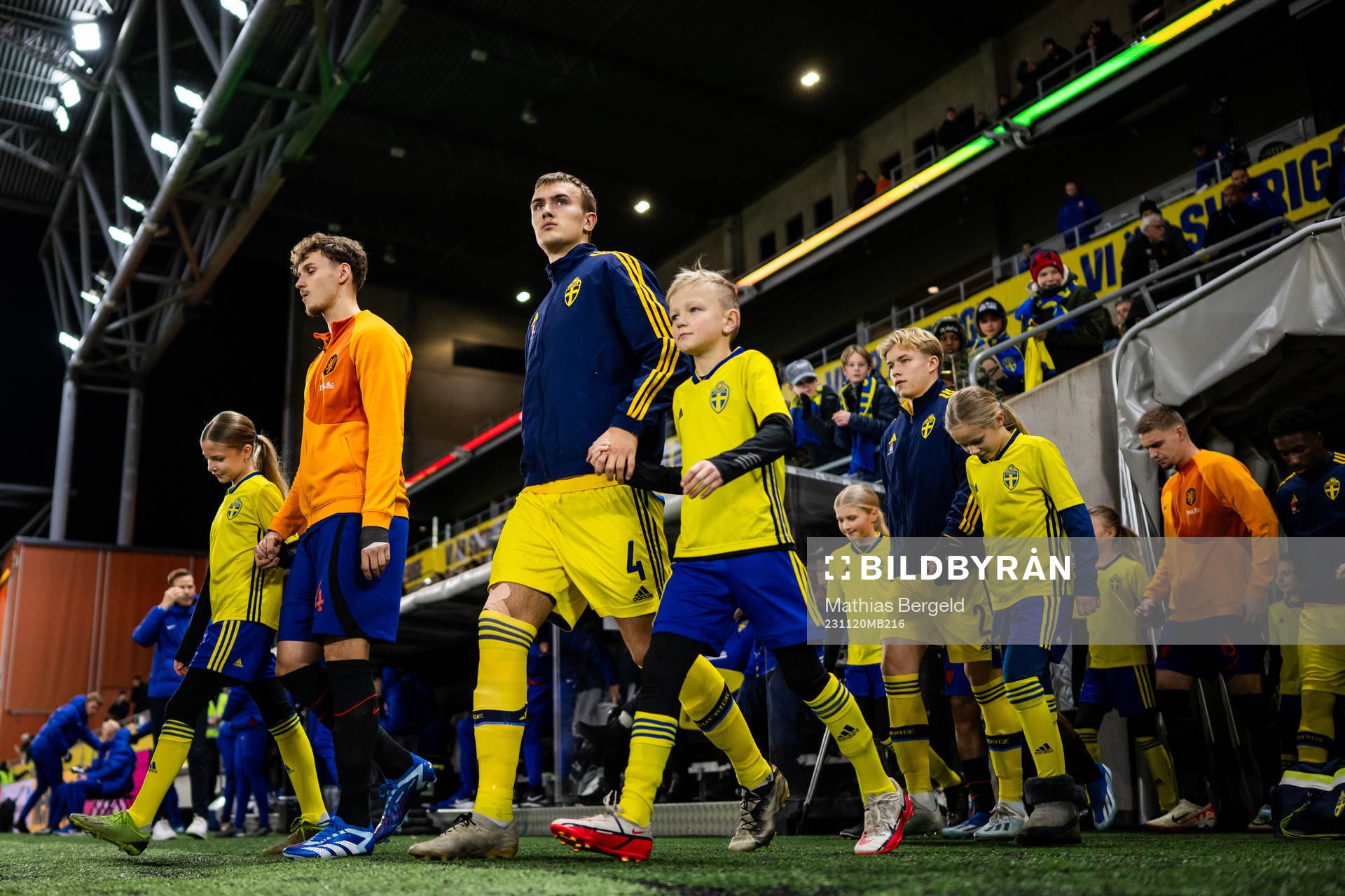 Jesper Tolinsson and Daniel Svensson of Sweden enter the