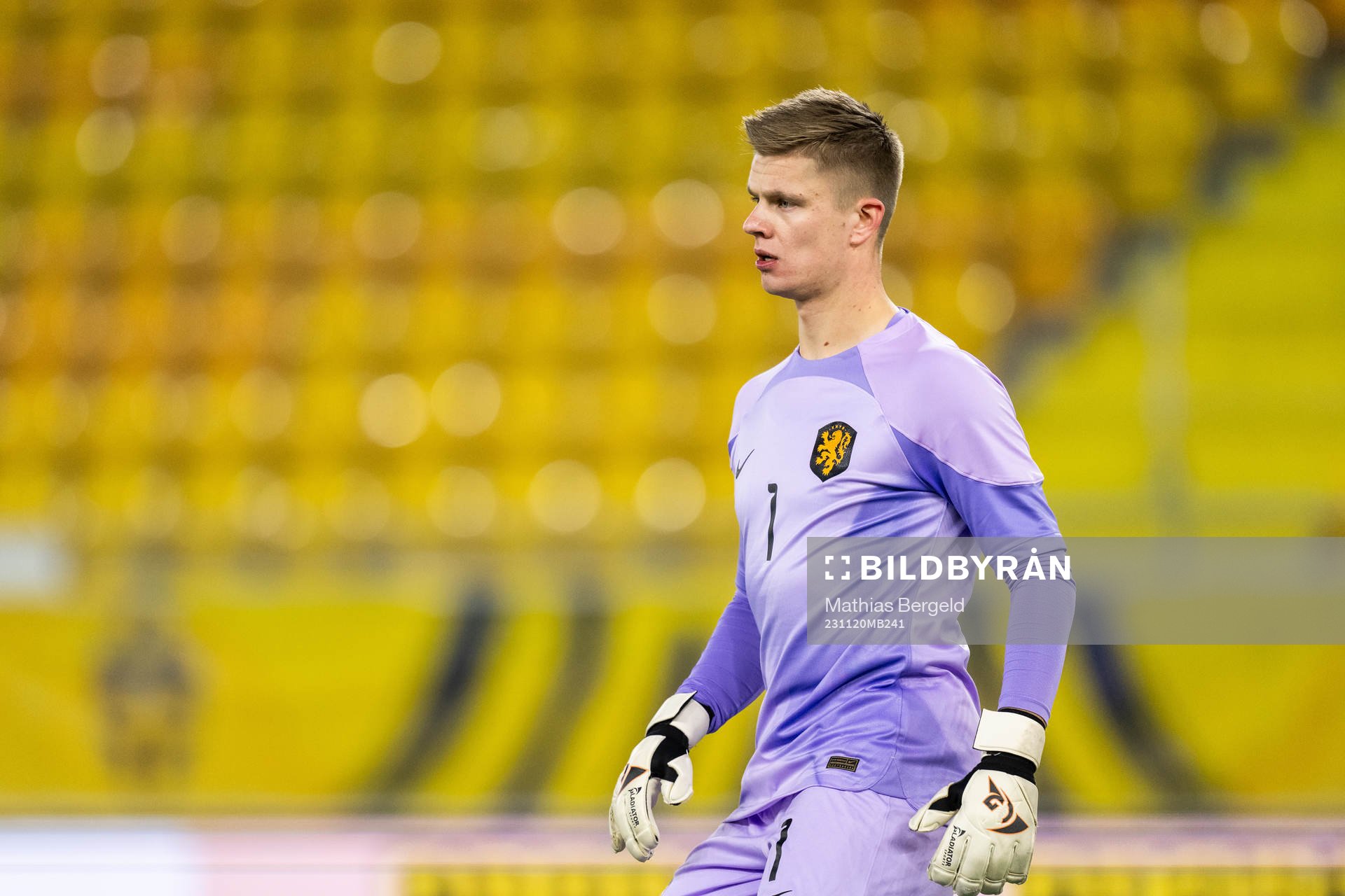 Goalkeeper Calvin Raatsie of Netherlands