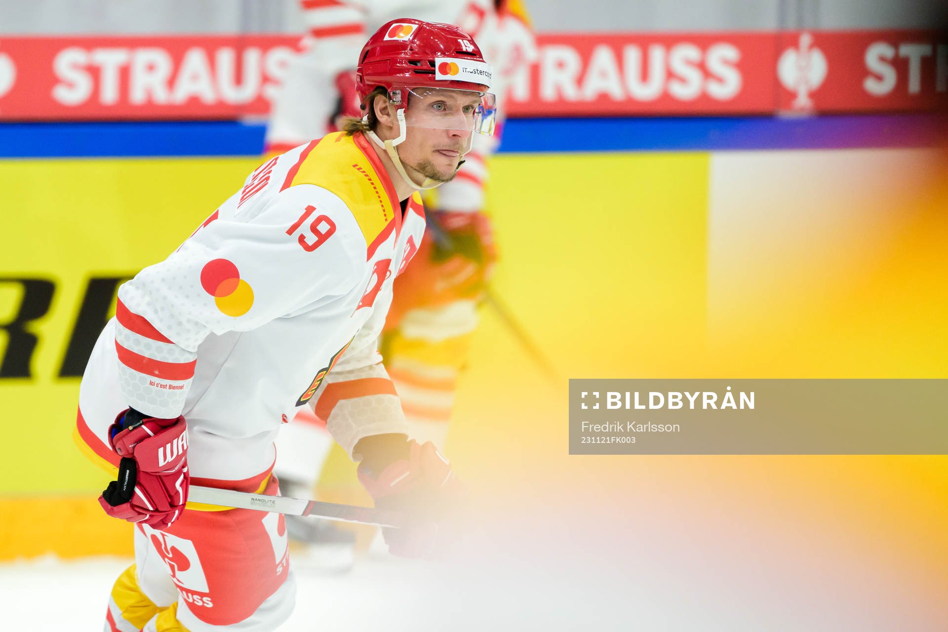 Jesper Olofsson of EHC Biel Bienne