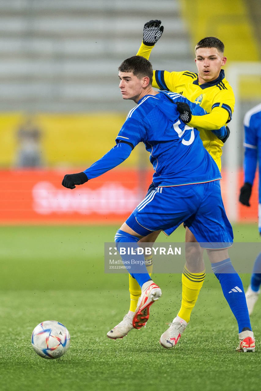 Italiens Luca Lipani och Sveriges Leonardo De Oliveira