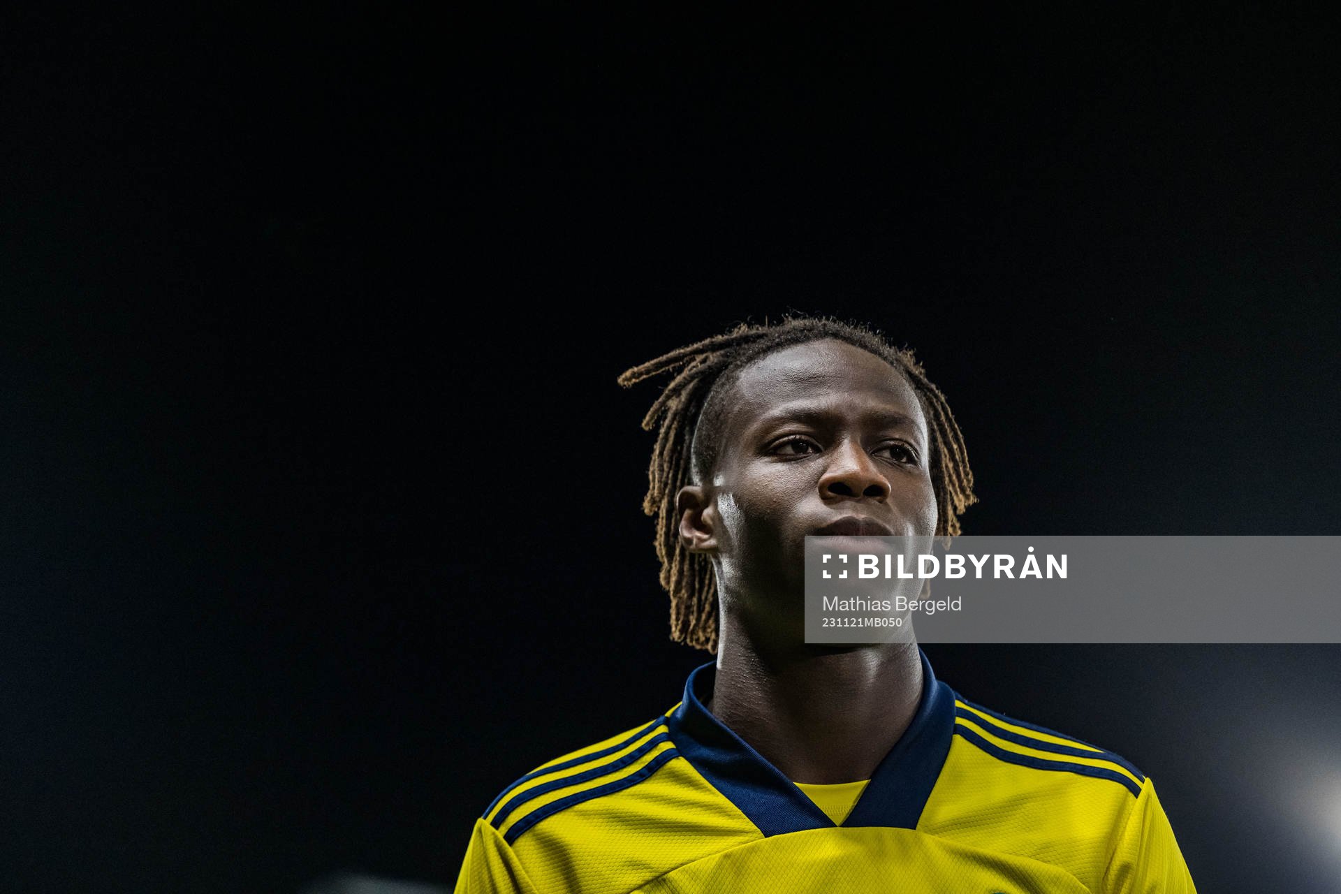 Sveriges Alieu Njie deppar