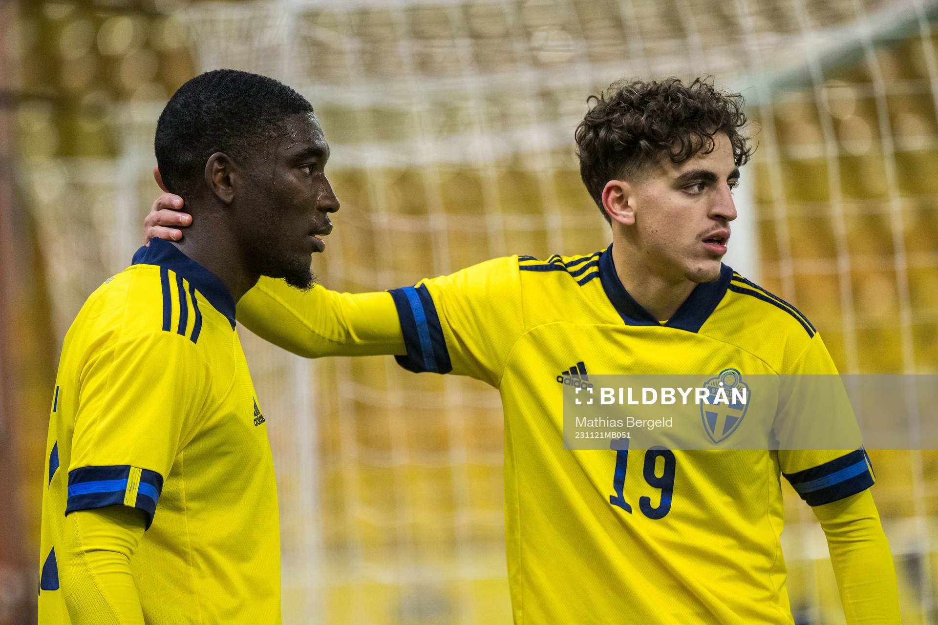 Sveriges Emmannuel Tannor och Taha Ayari deppar