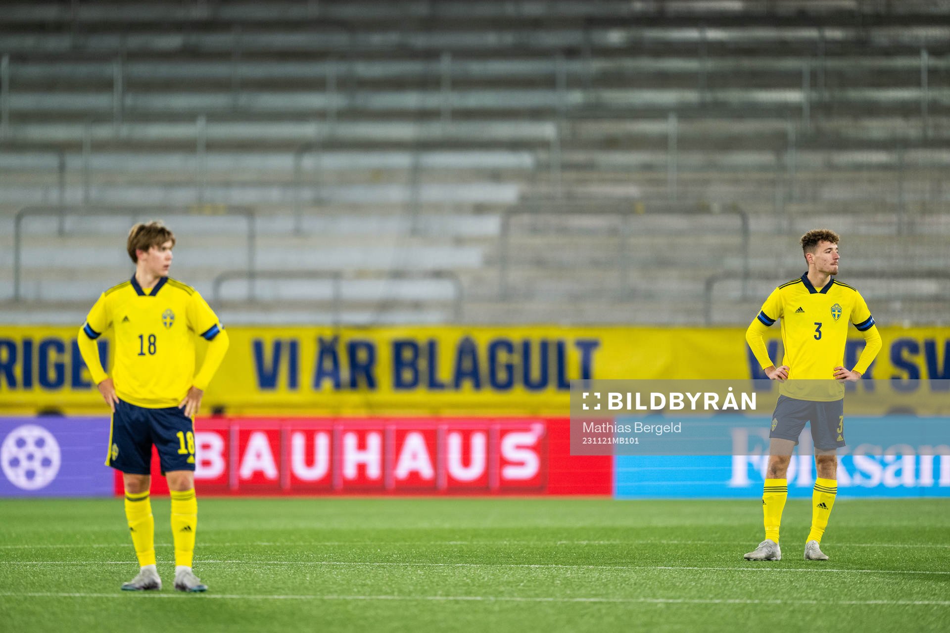 Sveriges Ture Sandberg och Anes Cardaklija deppar