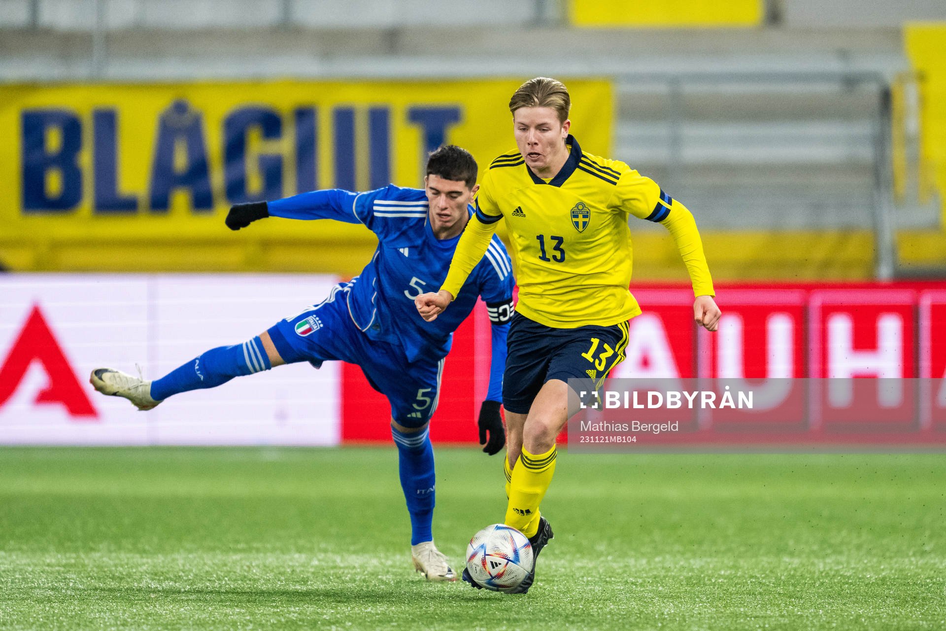 Italiens Luca Lipani och Sveriges Nils Zetterström