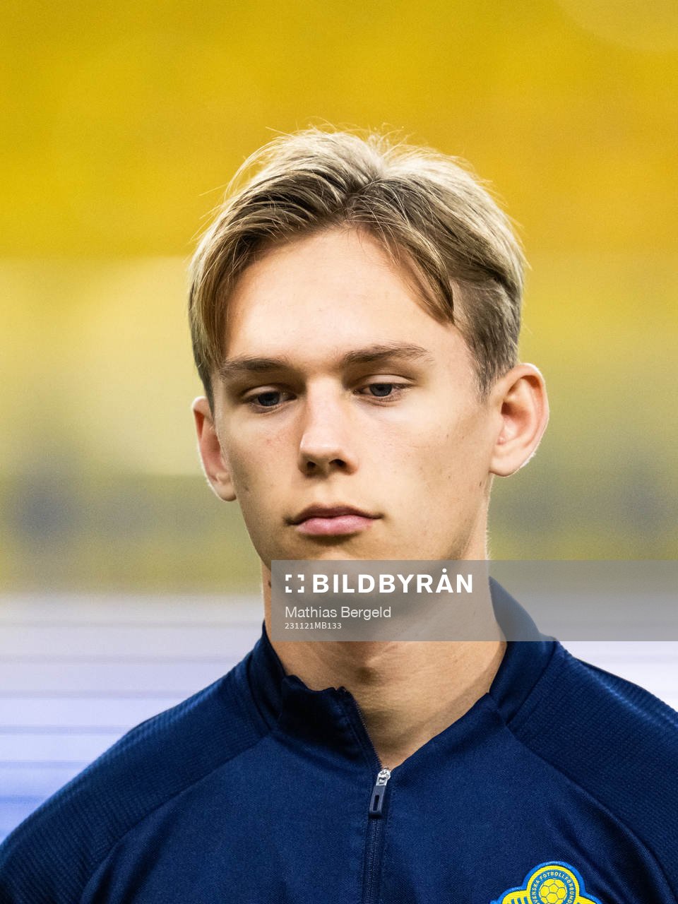 Sveriges Pontus Dahbo vid line-up