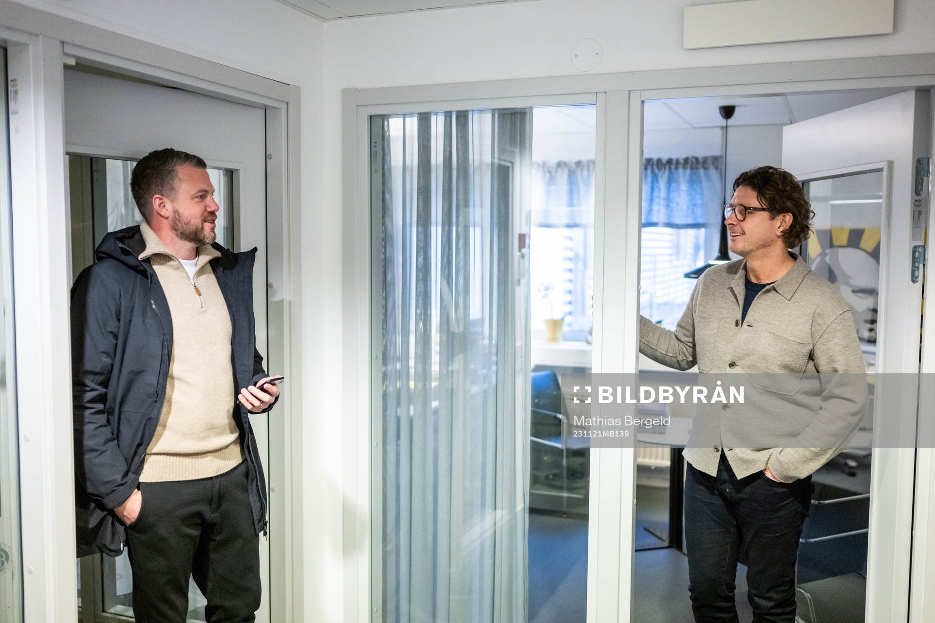 Elfsborgs manager Jimmy Thelin och klubbchef Stefan