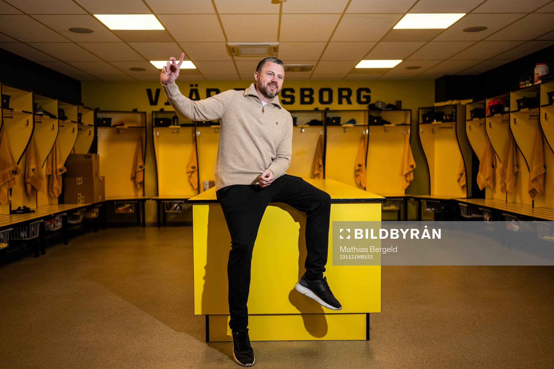 Elfsborgs manager Jimmy Thelin
