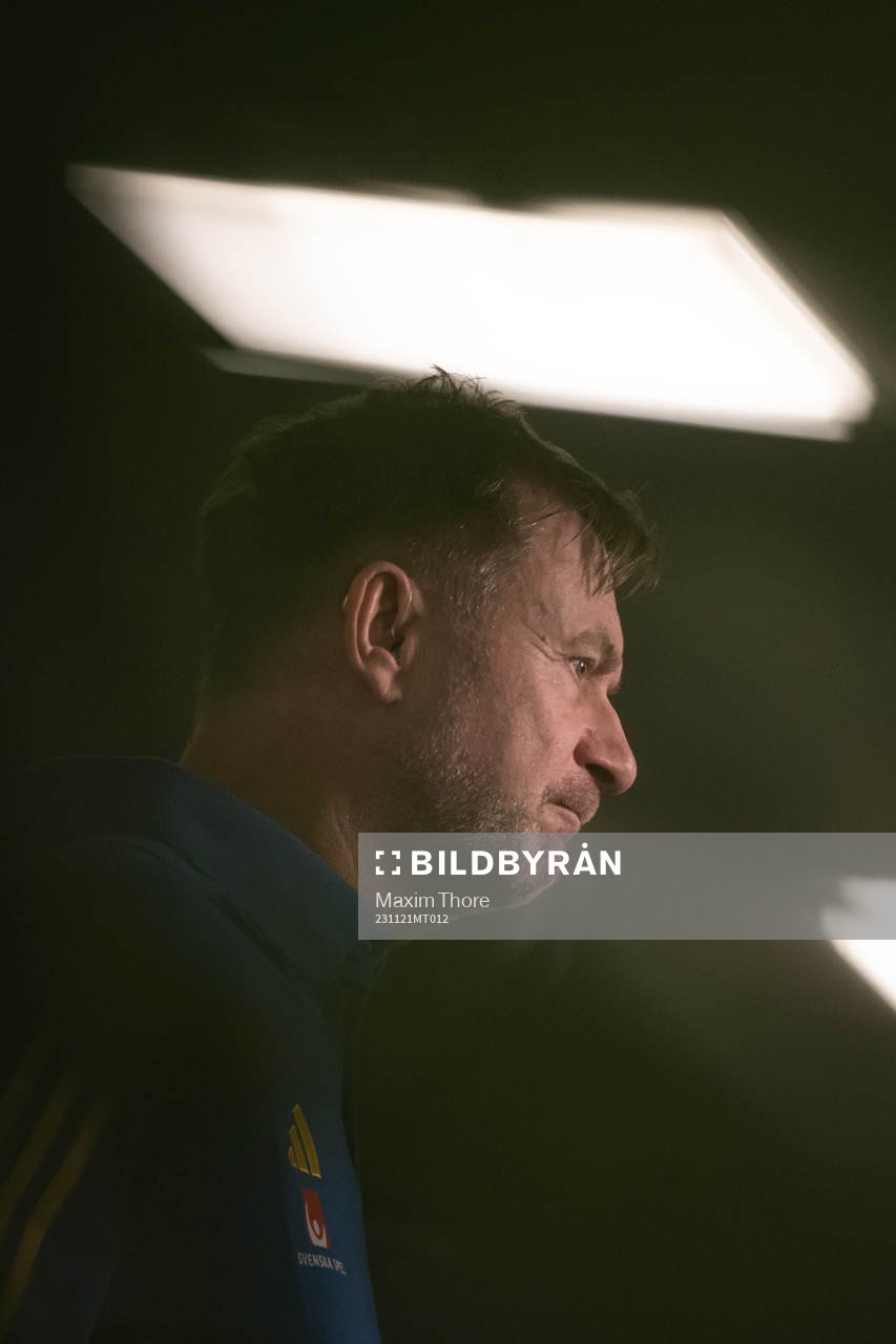 Head coach Peter Gerhardsson of the Swedish women's