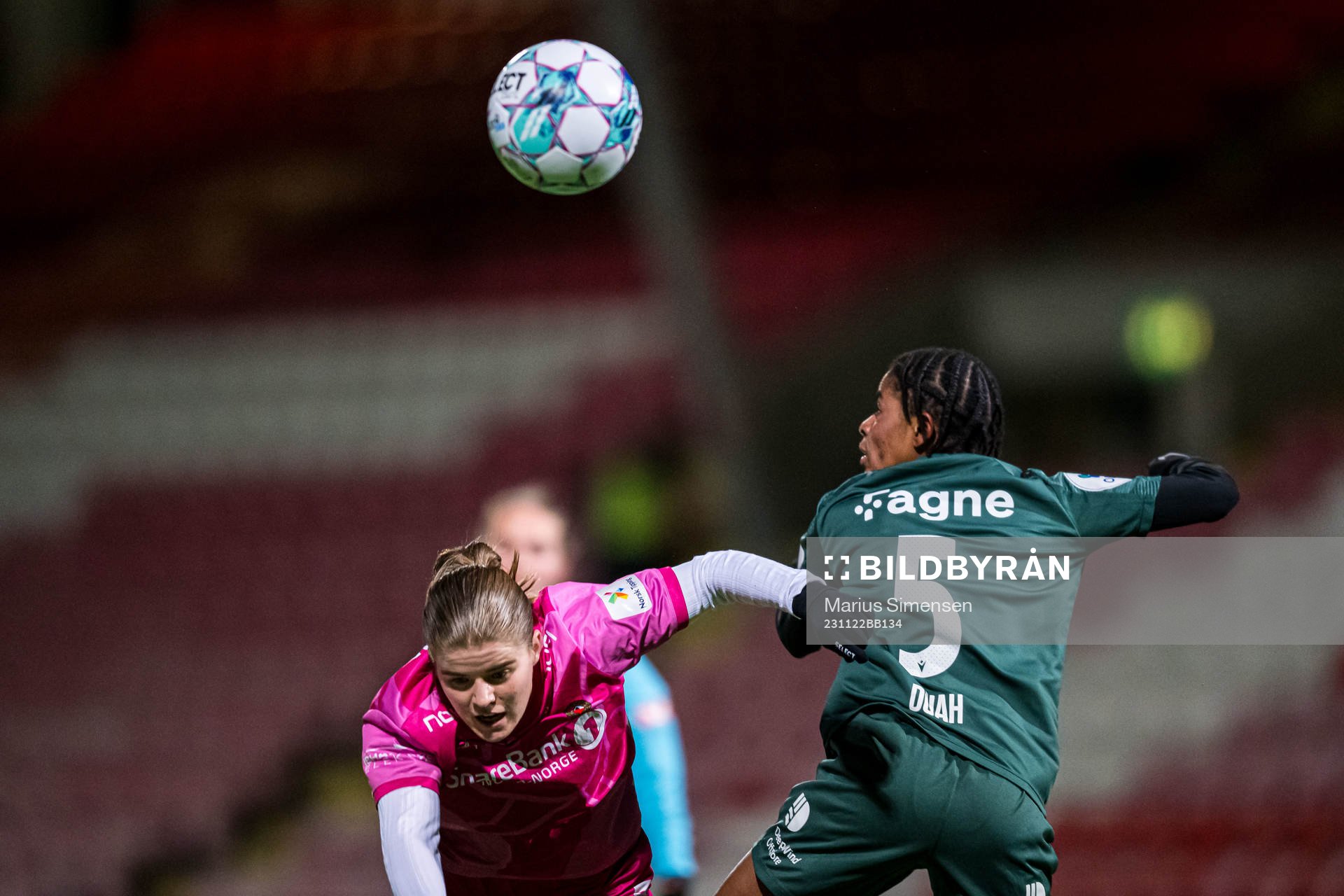 Mali Motrøen Trøan of TIL 2020 and Susan Ama Duah of