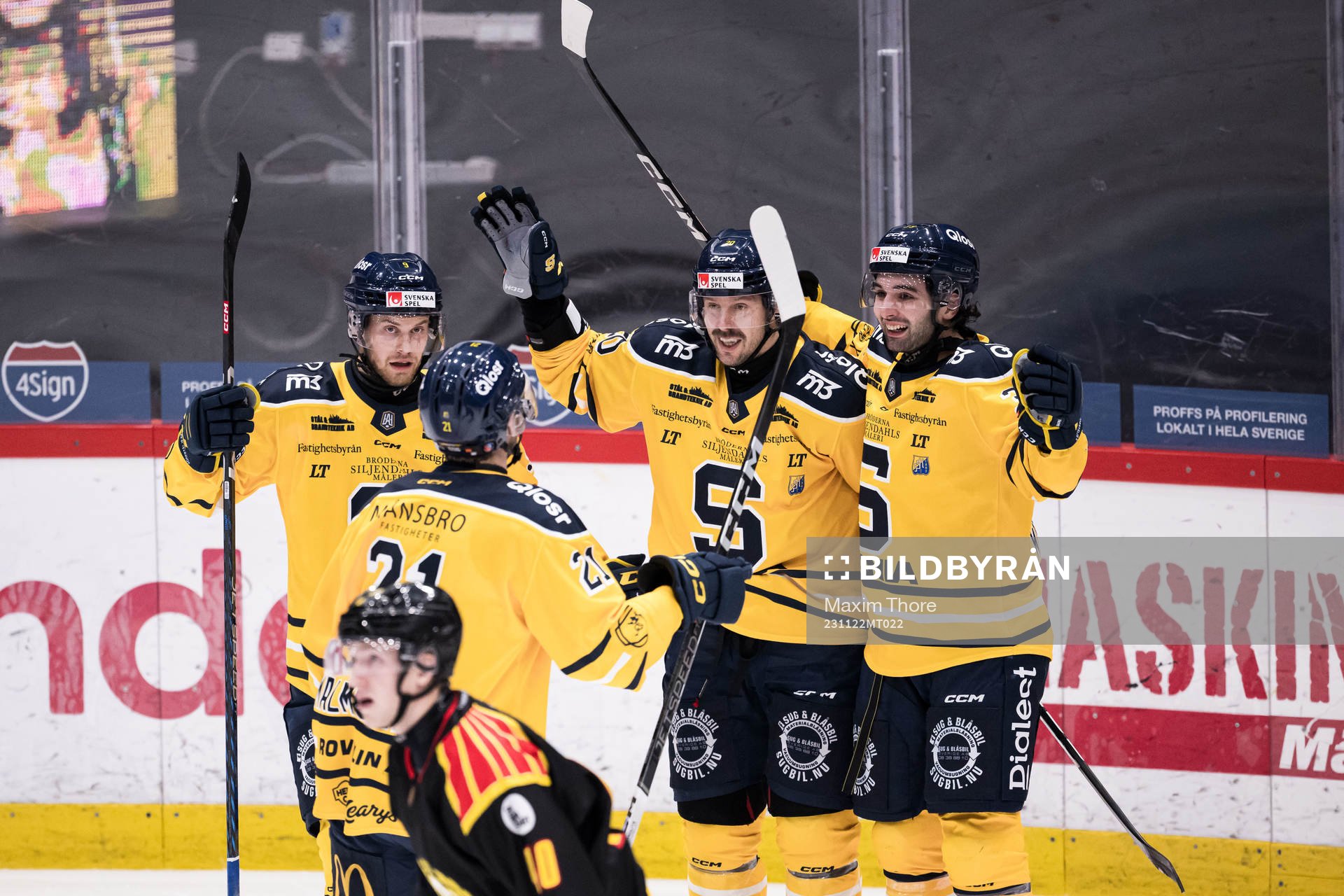 Södertälje SKs Stelio Mattheos jublar
