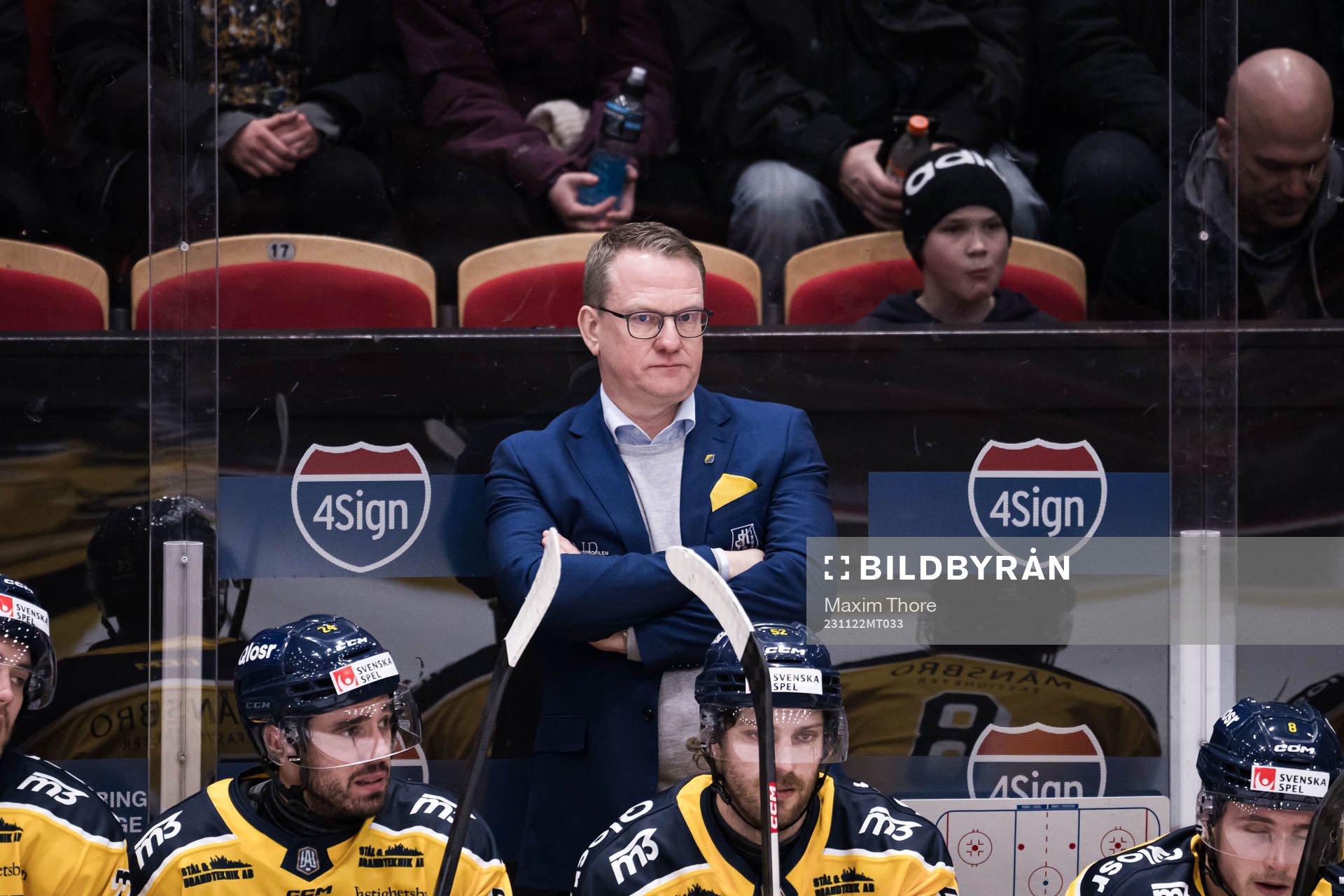 Södertälje SKs tränare Magnus Bogren