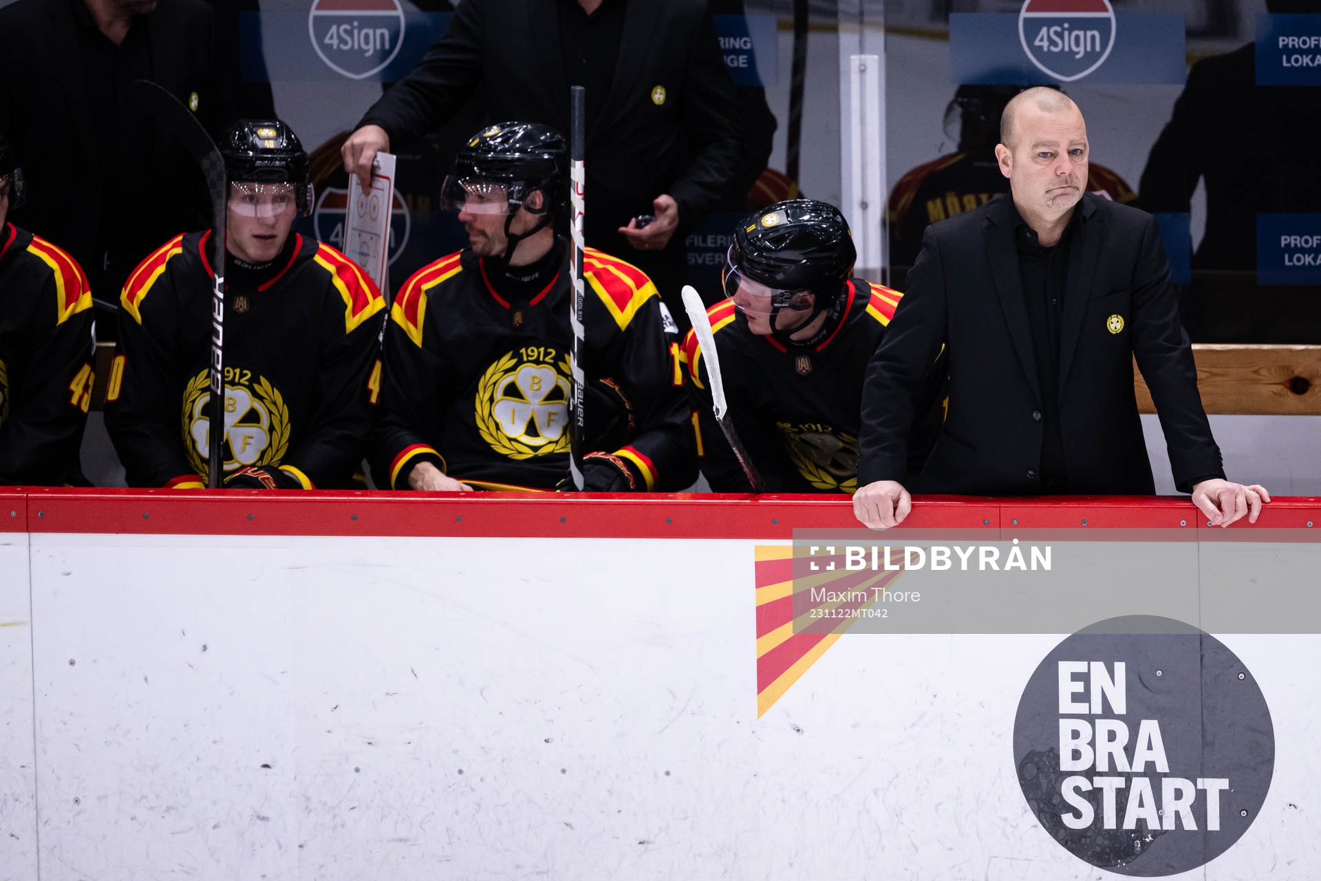 Brynäs tränare Niklas Gällstedt