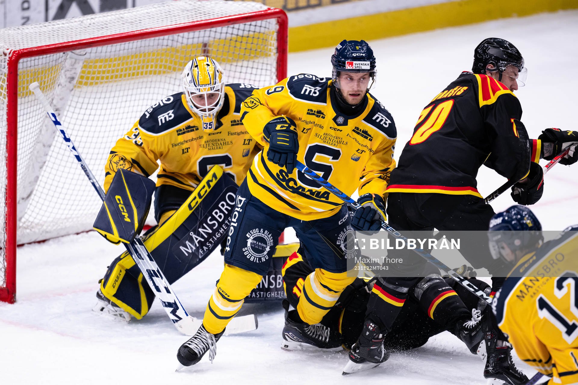 Södertäljes målvakt Tomas Sholl