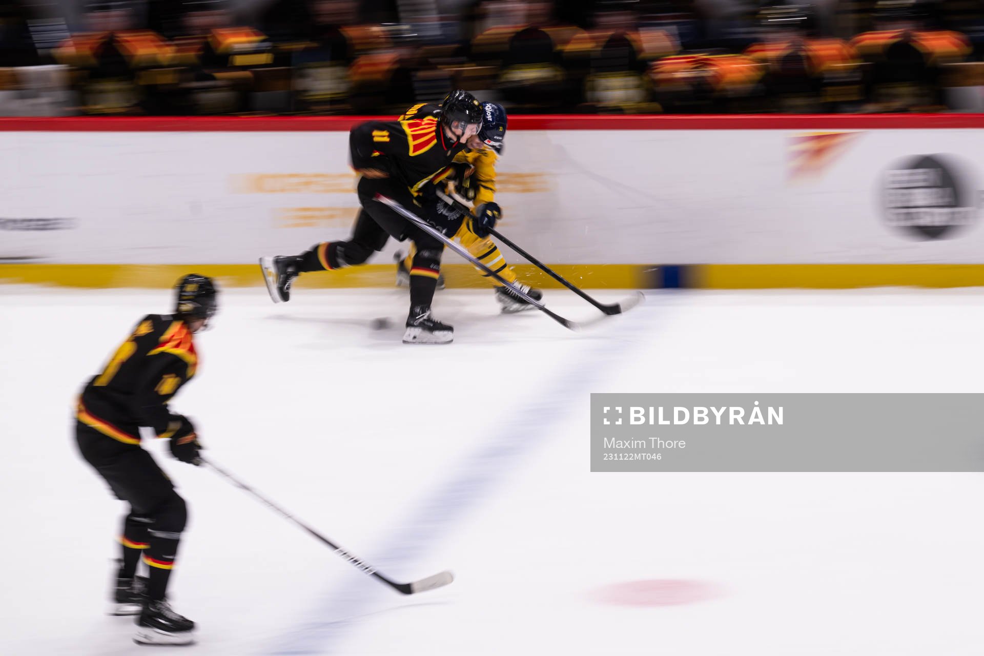 Brynäs Oliver Tärnström och Södertäljes Filiph Engsund