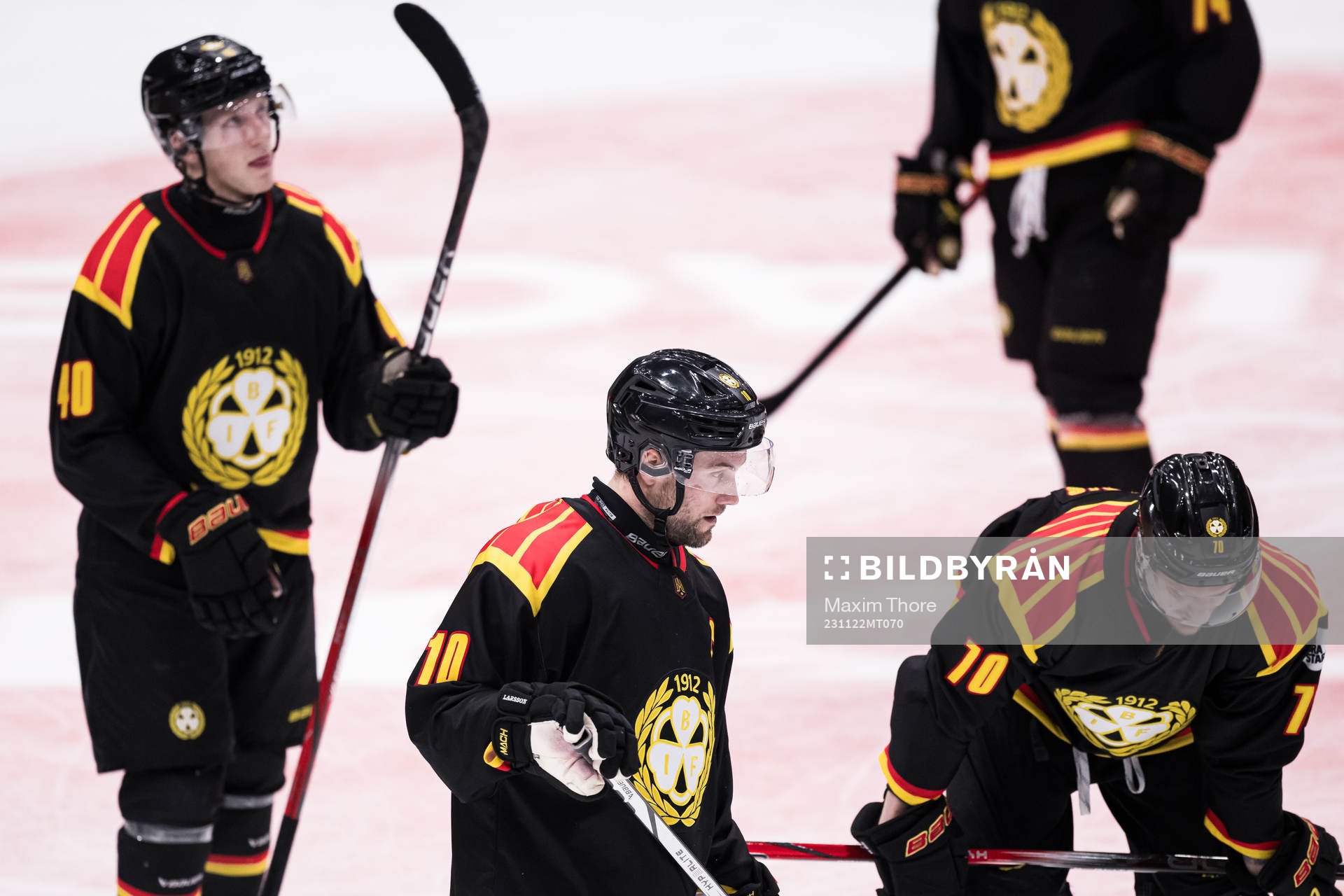 Brynäs IFs Johan Larsson deppar