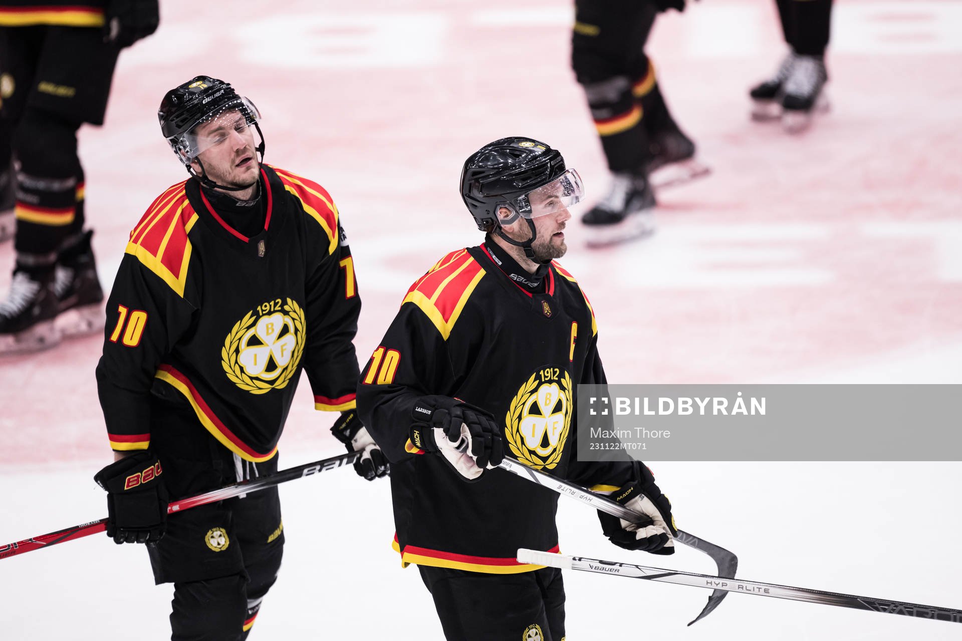 Brynäs IFs Johan Larsson deppar