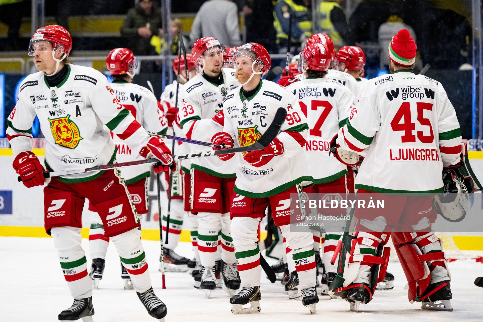 Moras Daniel Ljunggren jublar