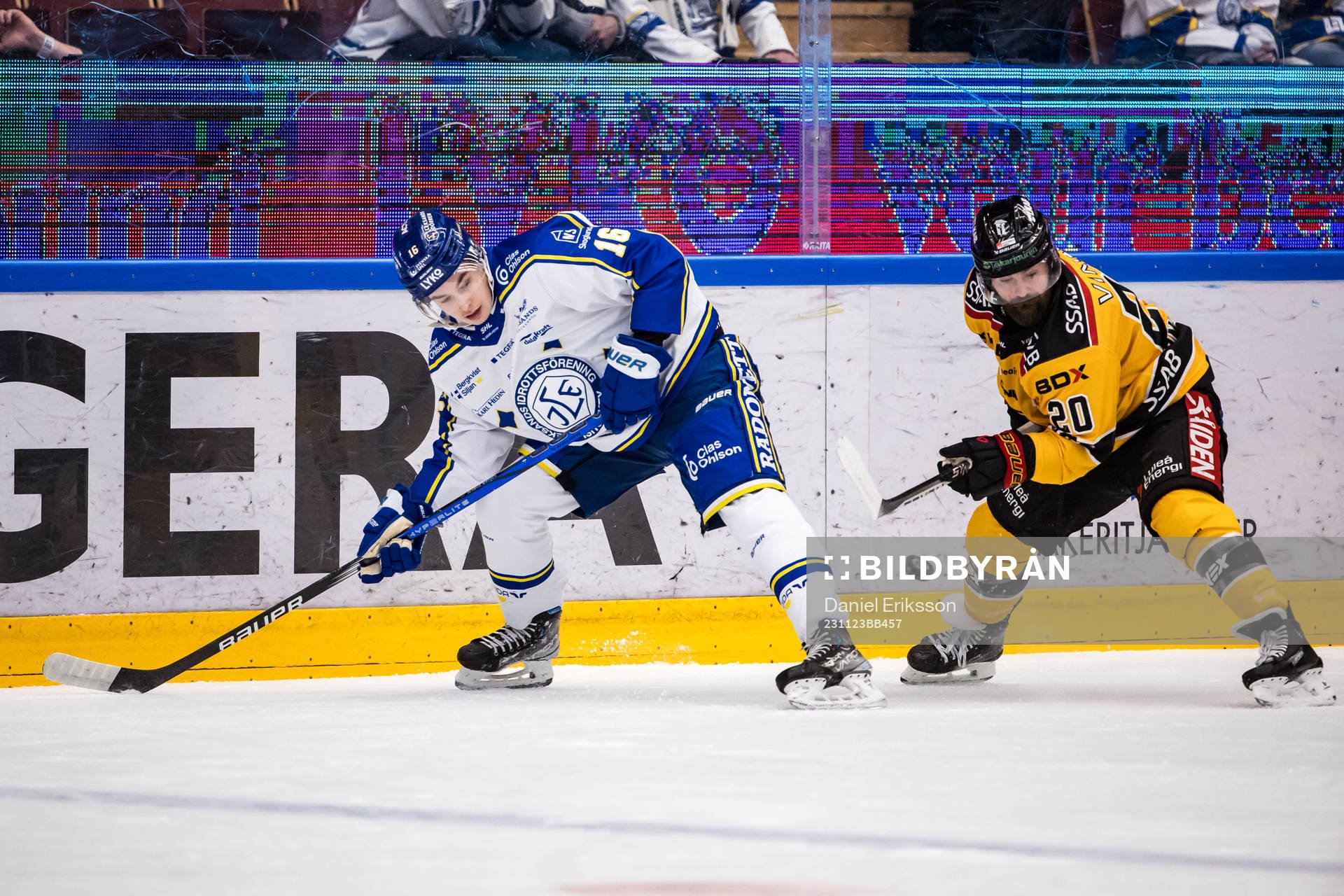 Leksands IFs Felix Unger Sörum och Luleå Hockeys Jack