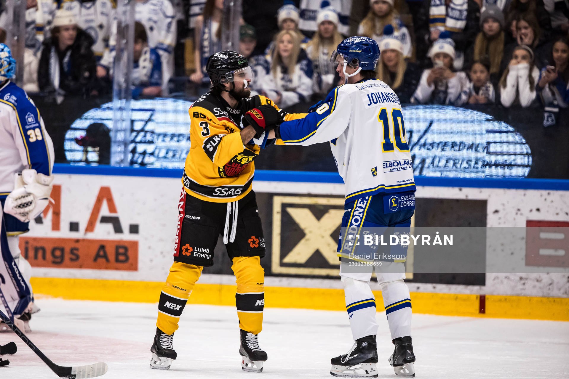 Luleå Hockeys Frederic Allard och Leksands IFs Anton