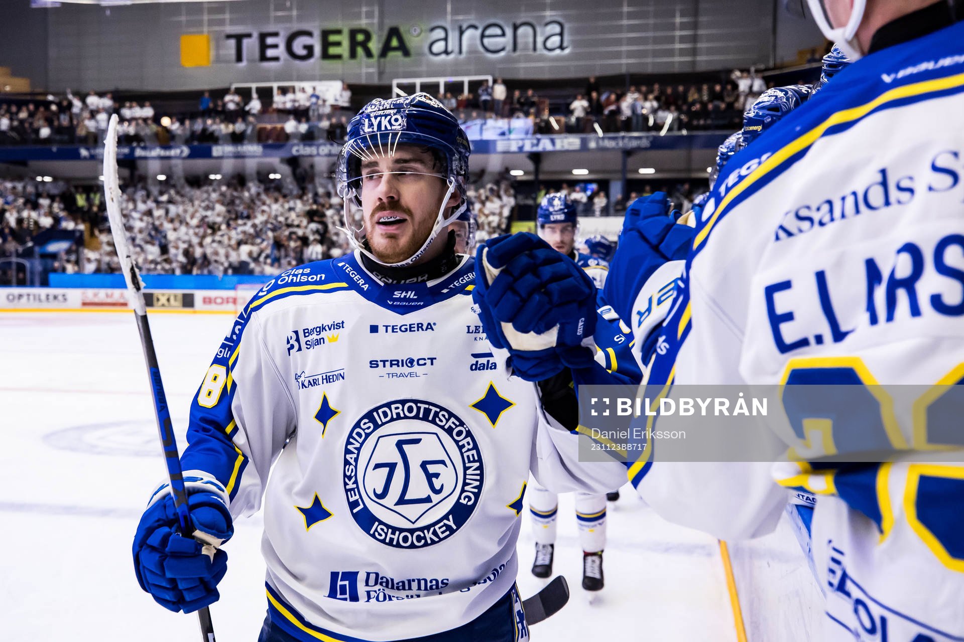 Leksands IFs Matt Caito jublar