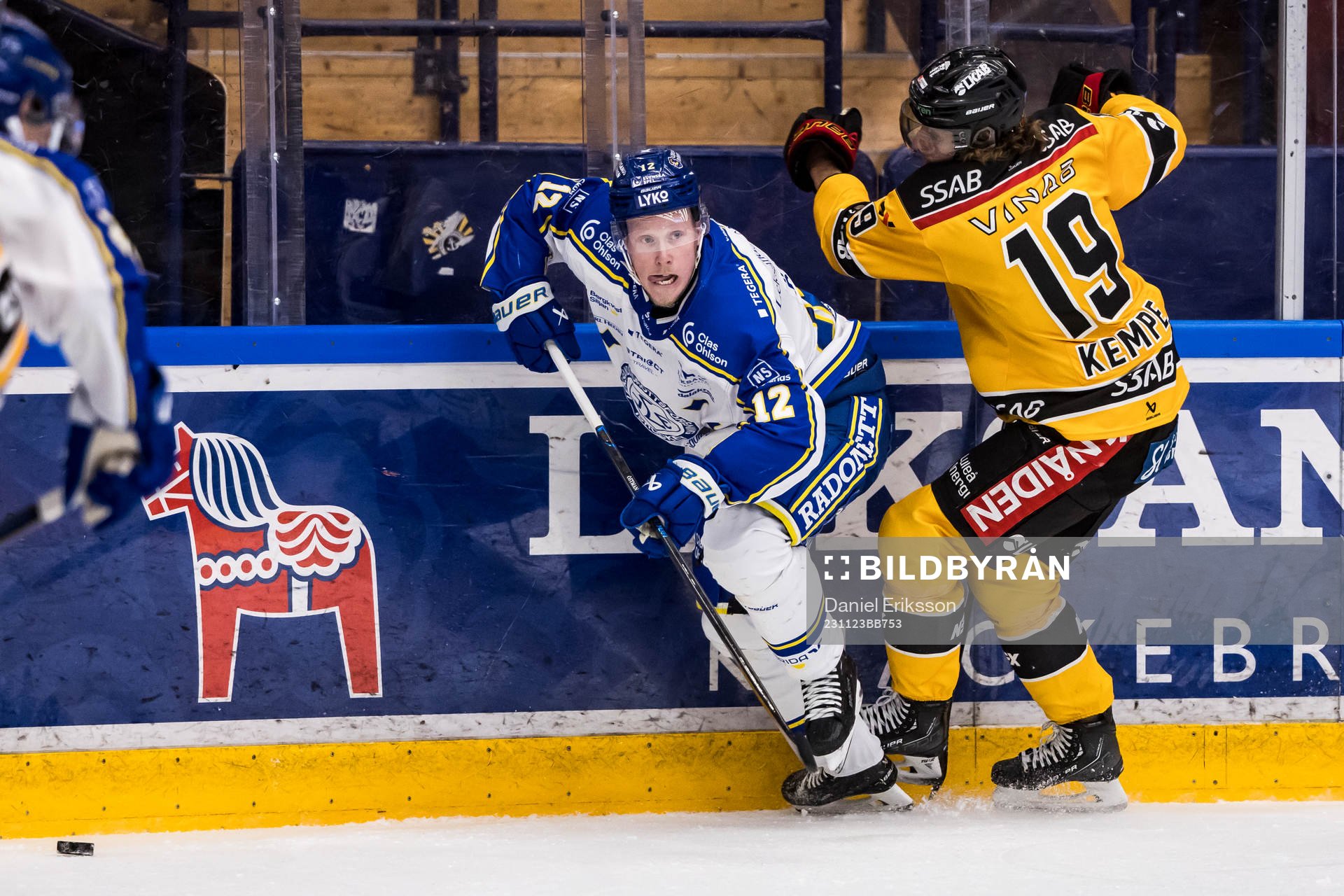 Leksands Kalle Östman och Luleås Mario Kempe