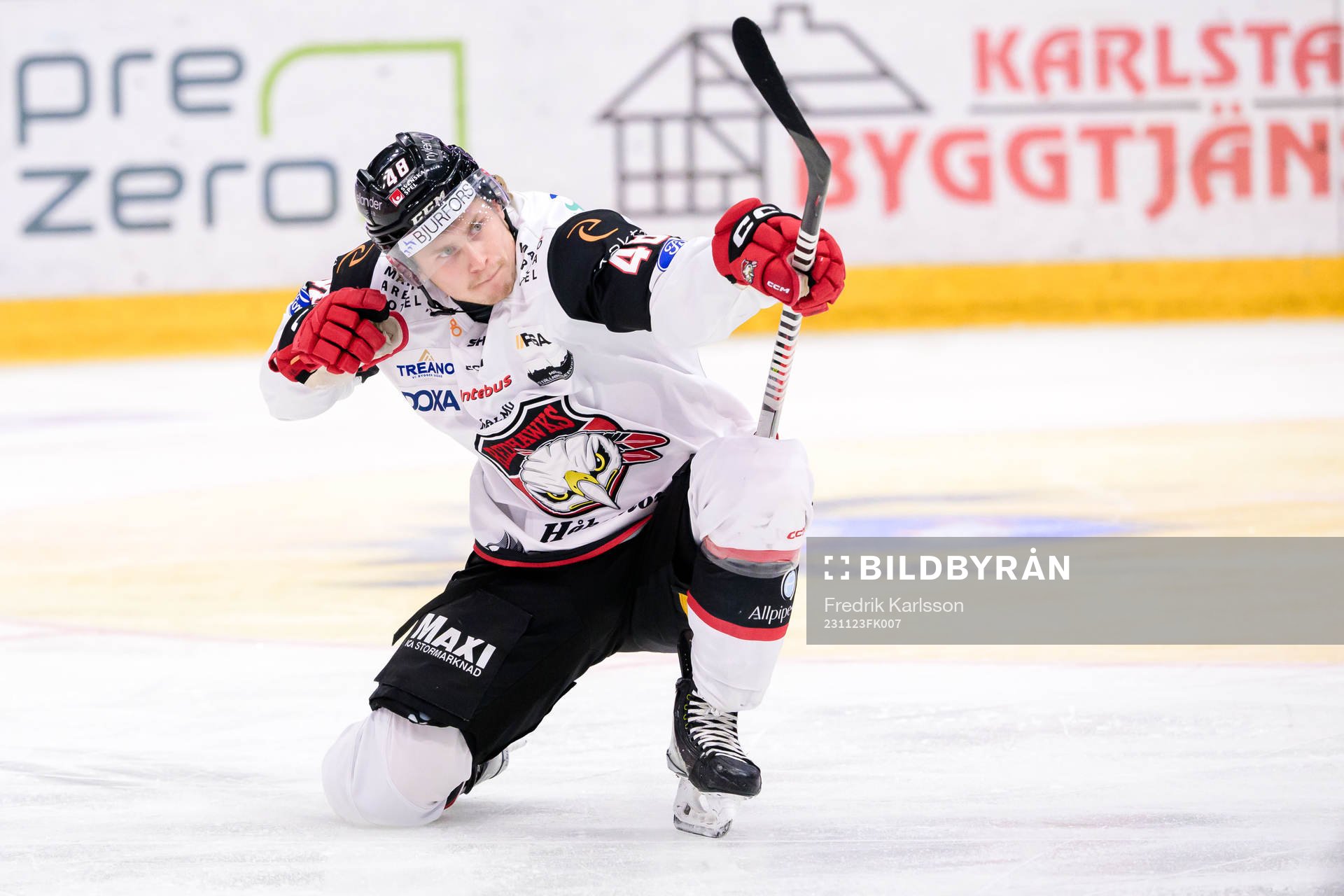 Malmö Redhawks Lauri Pajuniemi jublar