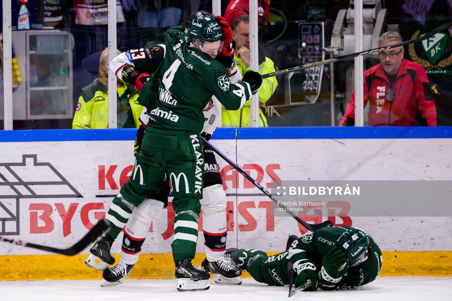 Malmö Redhawks Fredrik Händemark och Färjestads Oscar