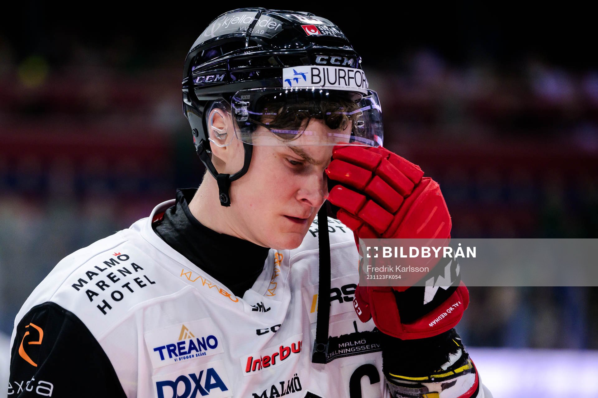 Malmö Redhawks Fredrik Händemark deppar