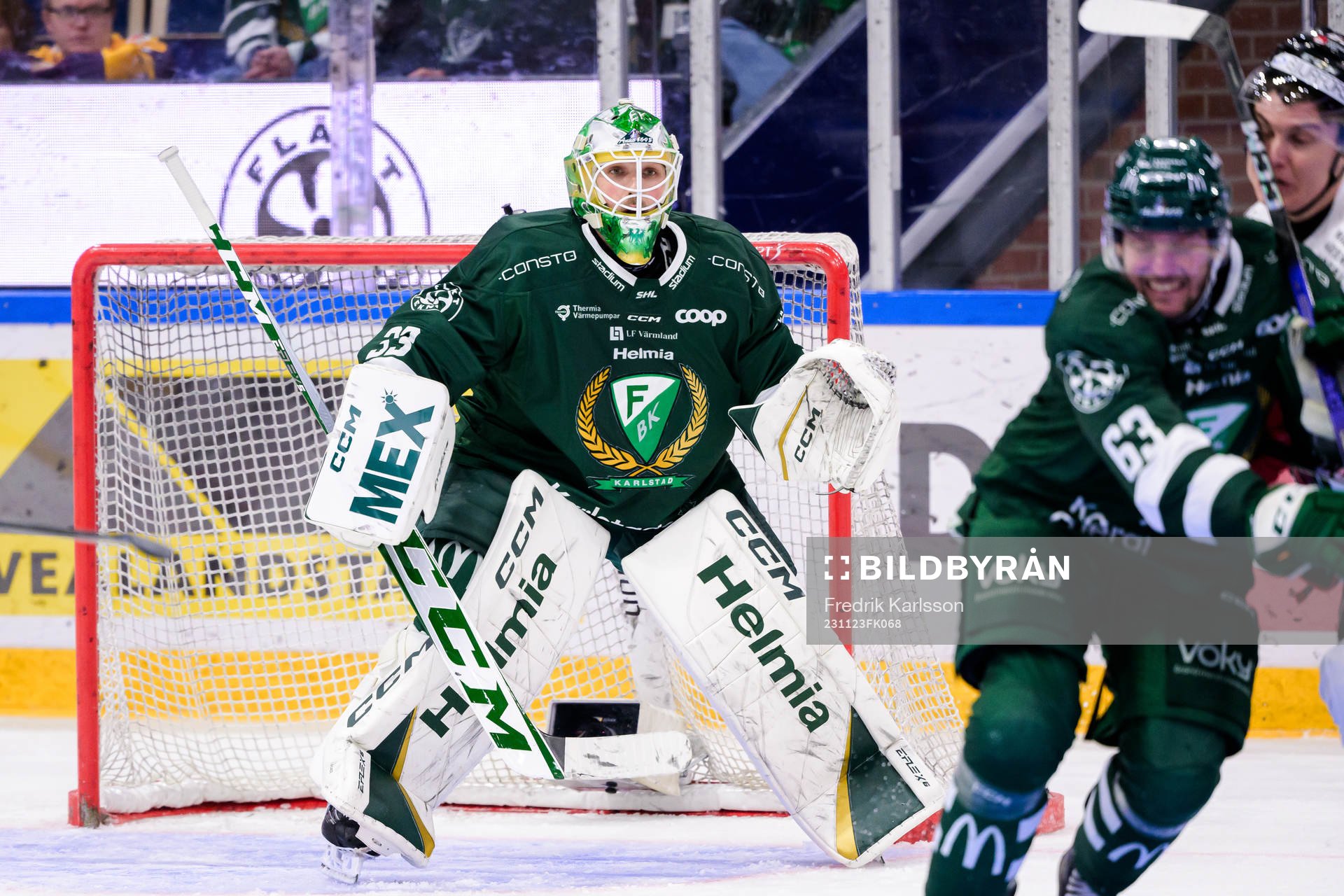 Färjestads målvakt Maxime Lagacé