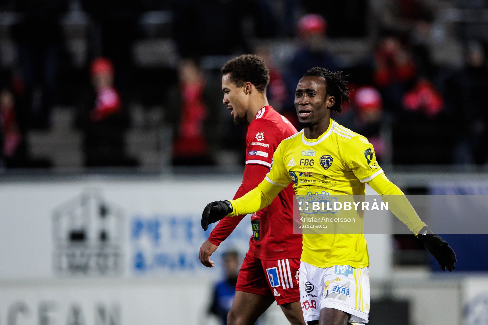 Falkenbergs Godwin Aguda jublar