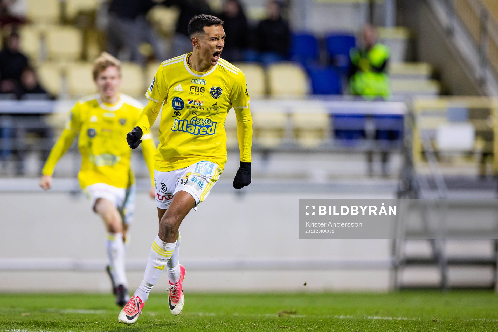 Falkenbergs Oliver Hintsa jublar