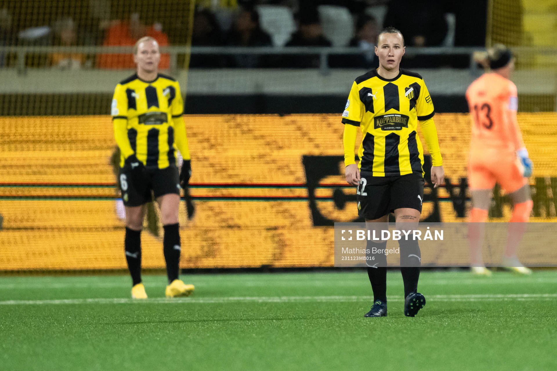 Marika Bergman Lundin of Häcken looks dejected