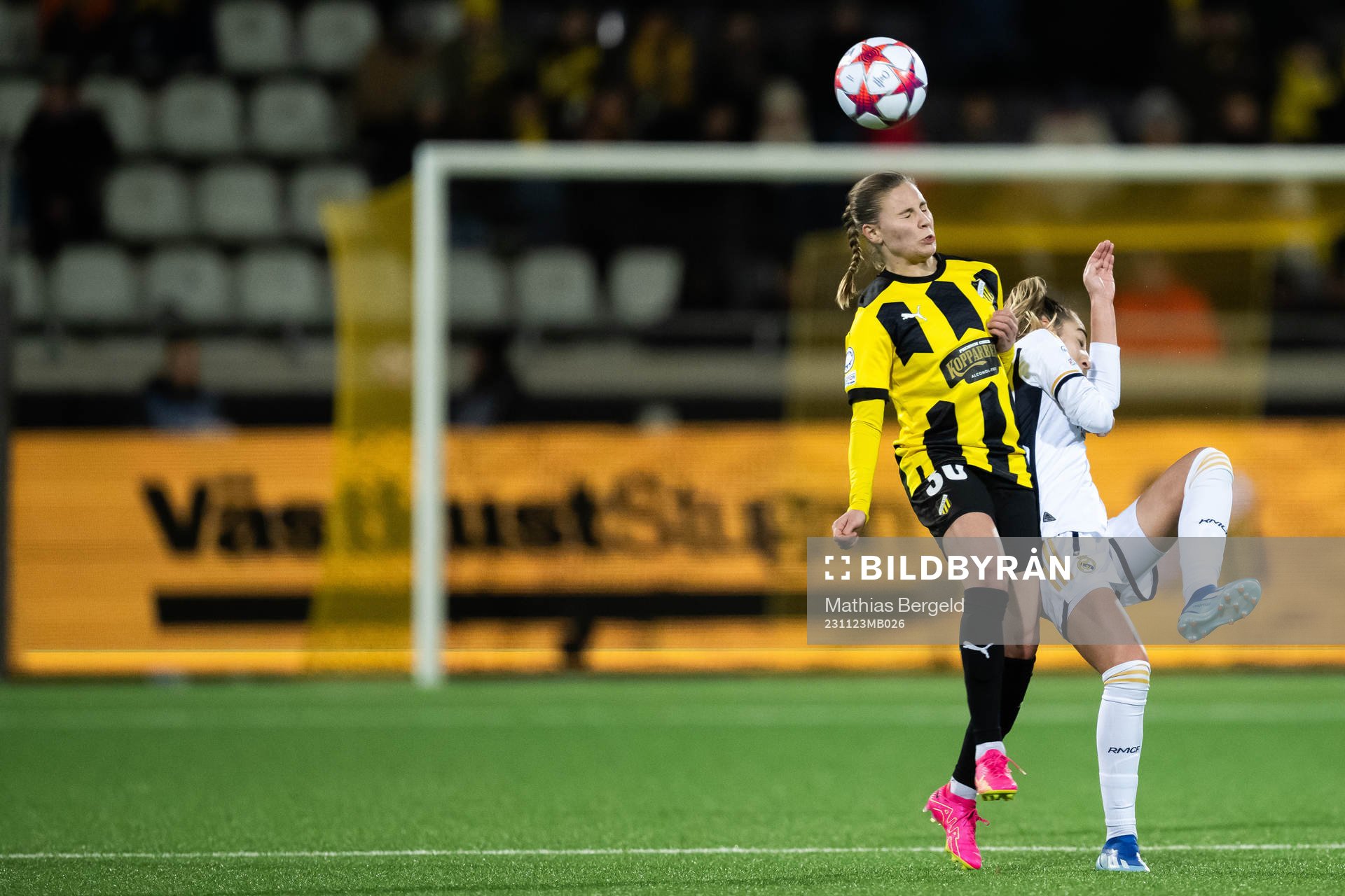 Katariina Kosola of Häcken and Olga of Real Madrid