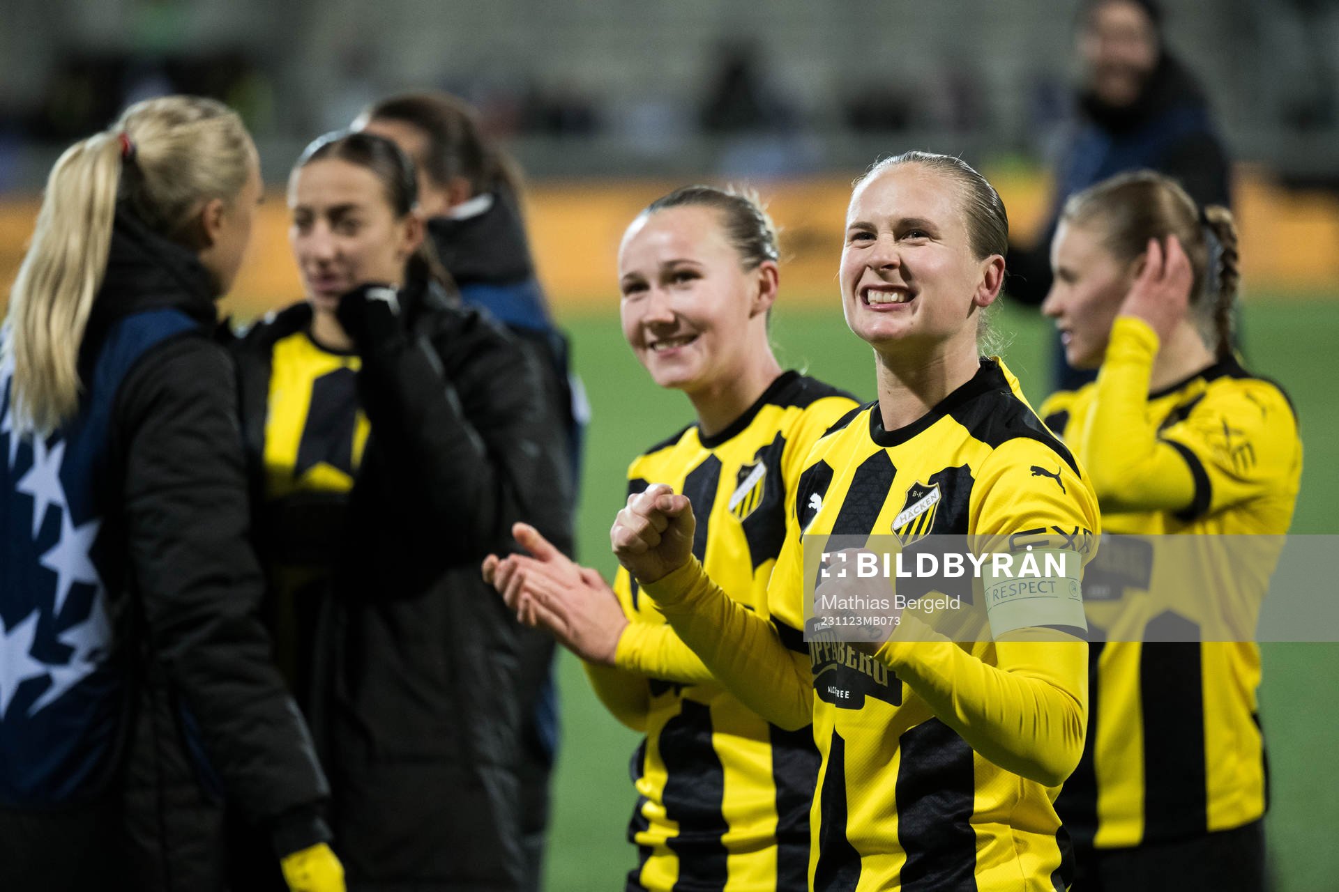 Filippa Curmark of Häcken celebrates