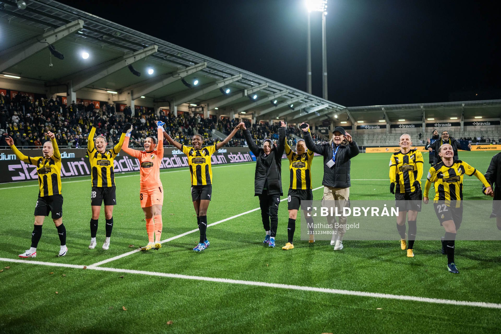 Anna Sandberg, Anna Anvegård, Goalkeeper Jennifer Falk and