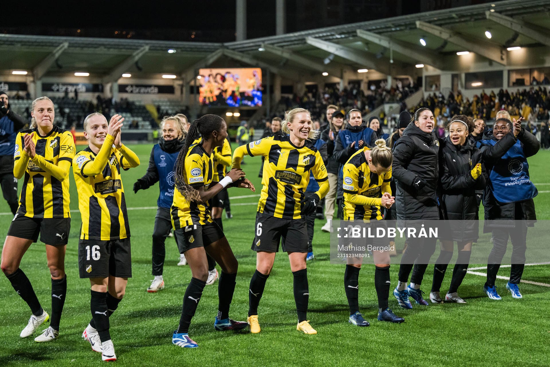 Anna Sandberg, Aisha Masaka, Josefine Rybrink and Marika