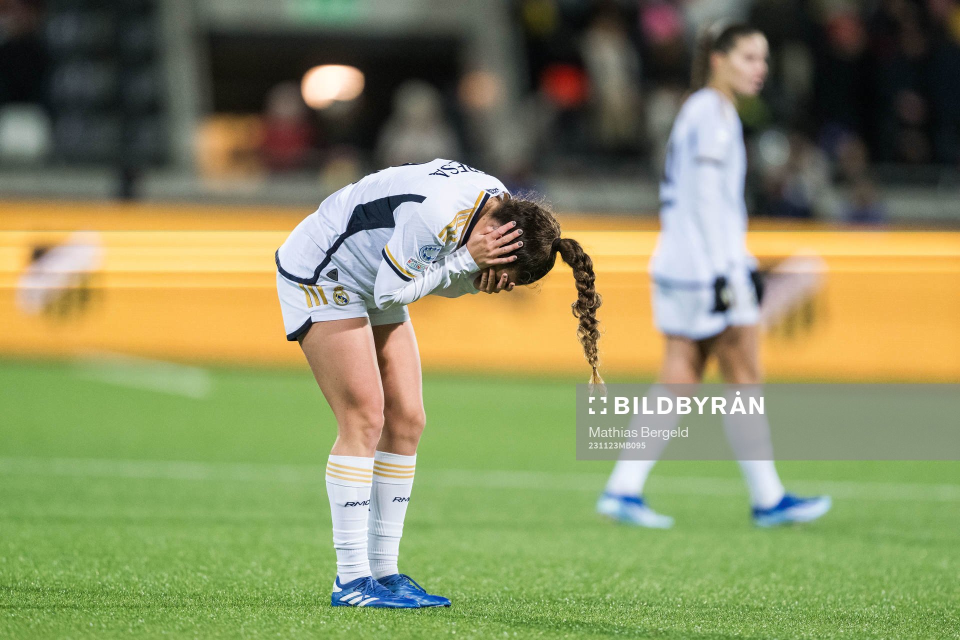 Teresa of Real Madrid looks dejected