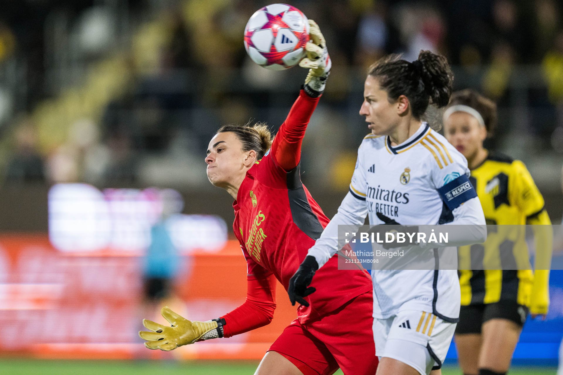 Goalkeeper Misa and Ivana of Real Madrid