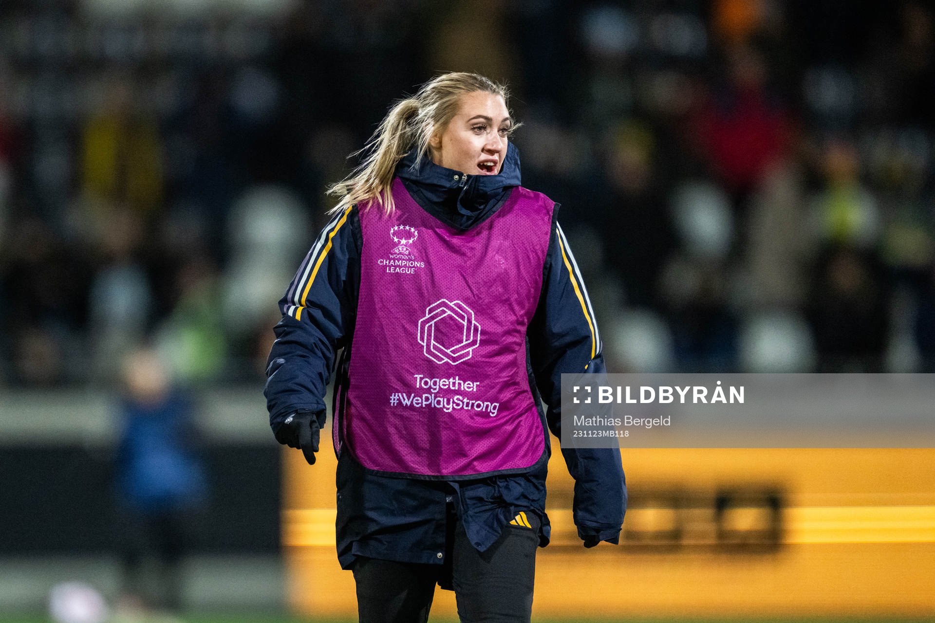 Freja Olofsson of Real Madrid during the UEFA Women's Champions League football match between Häcken and Real Madrid on November 23, 2023 in Gothenburg.
