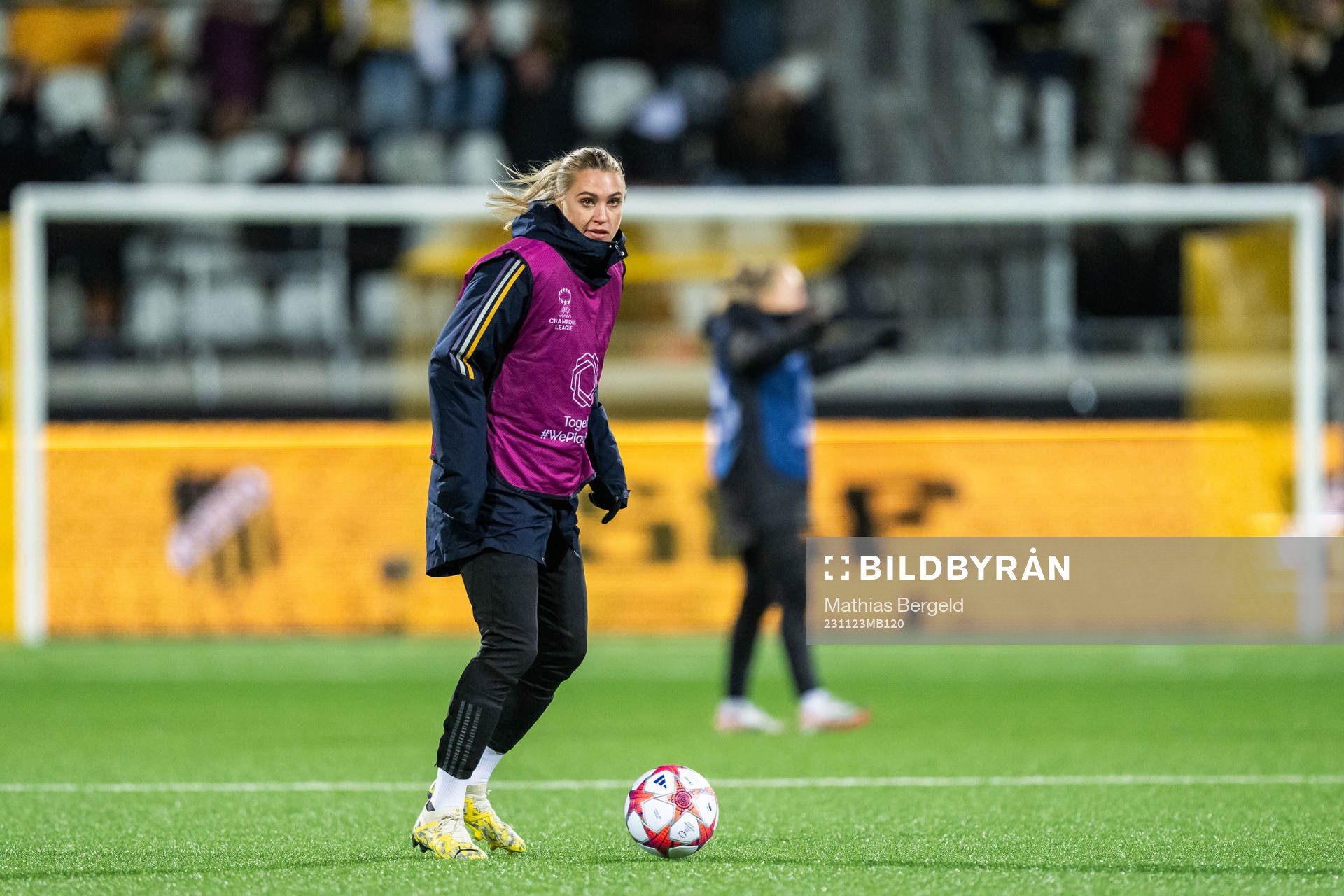 Freja Olofsson of Real Madrid during the UEFA Women's Champions League football match between Häcken and Real Madrid on November 23, 2023 in Gothenburg.