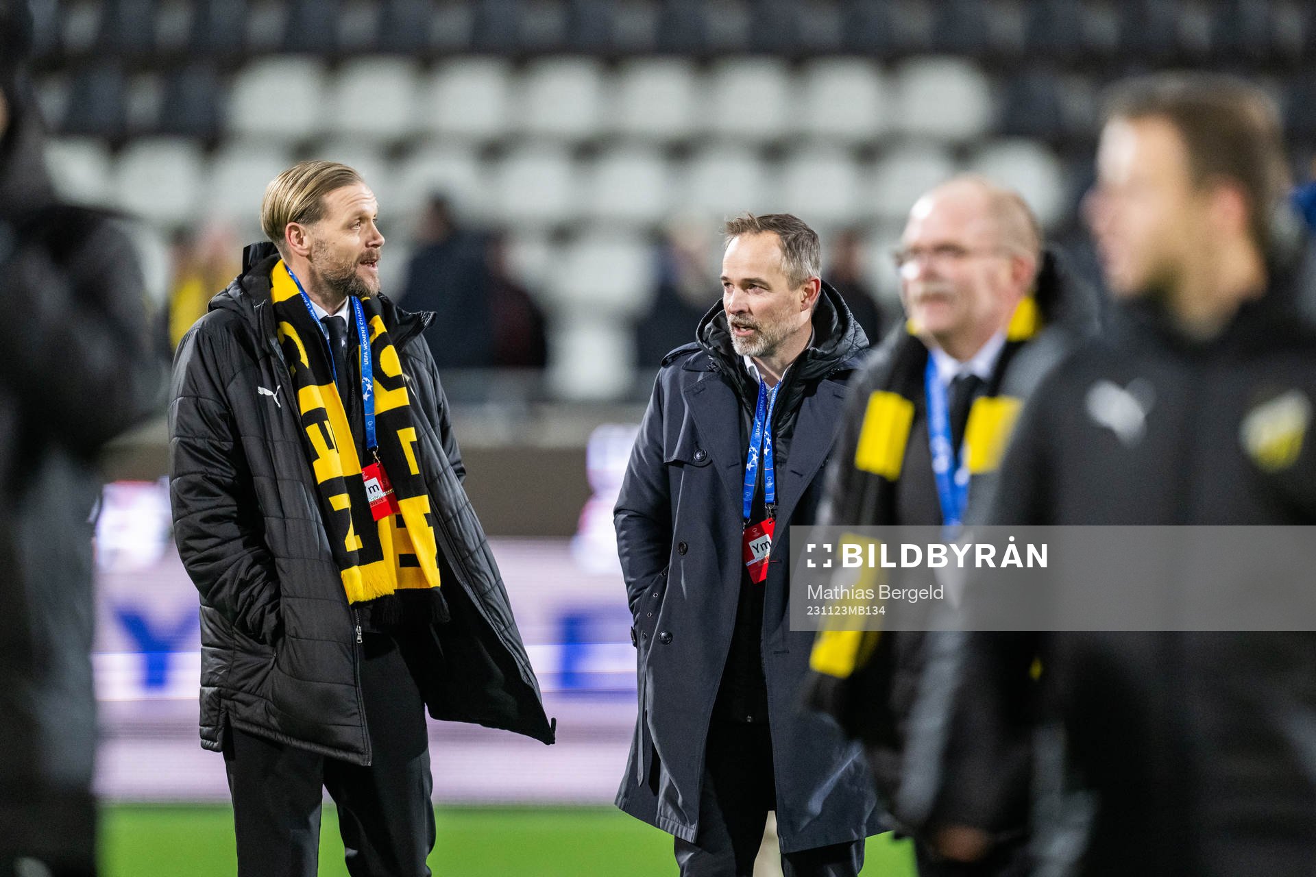 Club manager Marcus Jodin and football coordinator